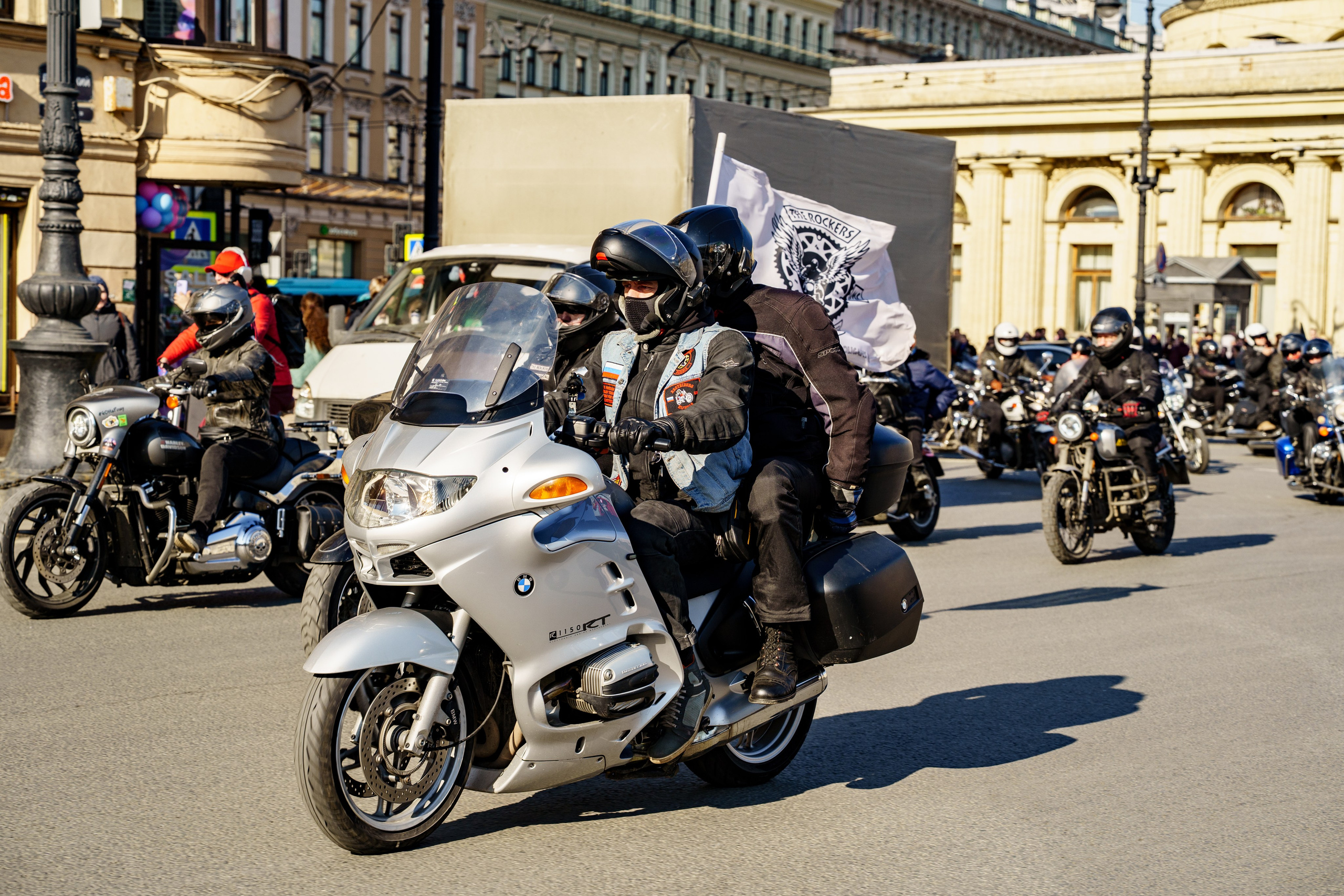 Прохват мотоклуба Norman Riders ч.1. Концертный и репортажный фотограф в Санкт-Петербурге Слава Пахомов
