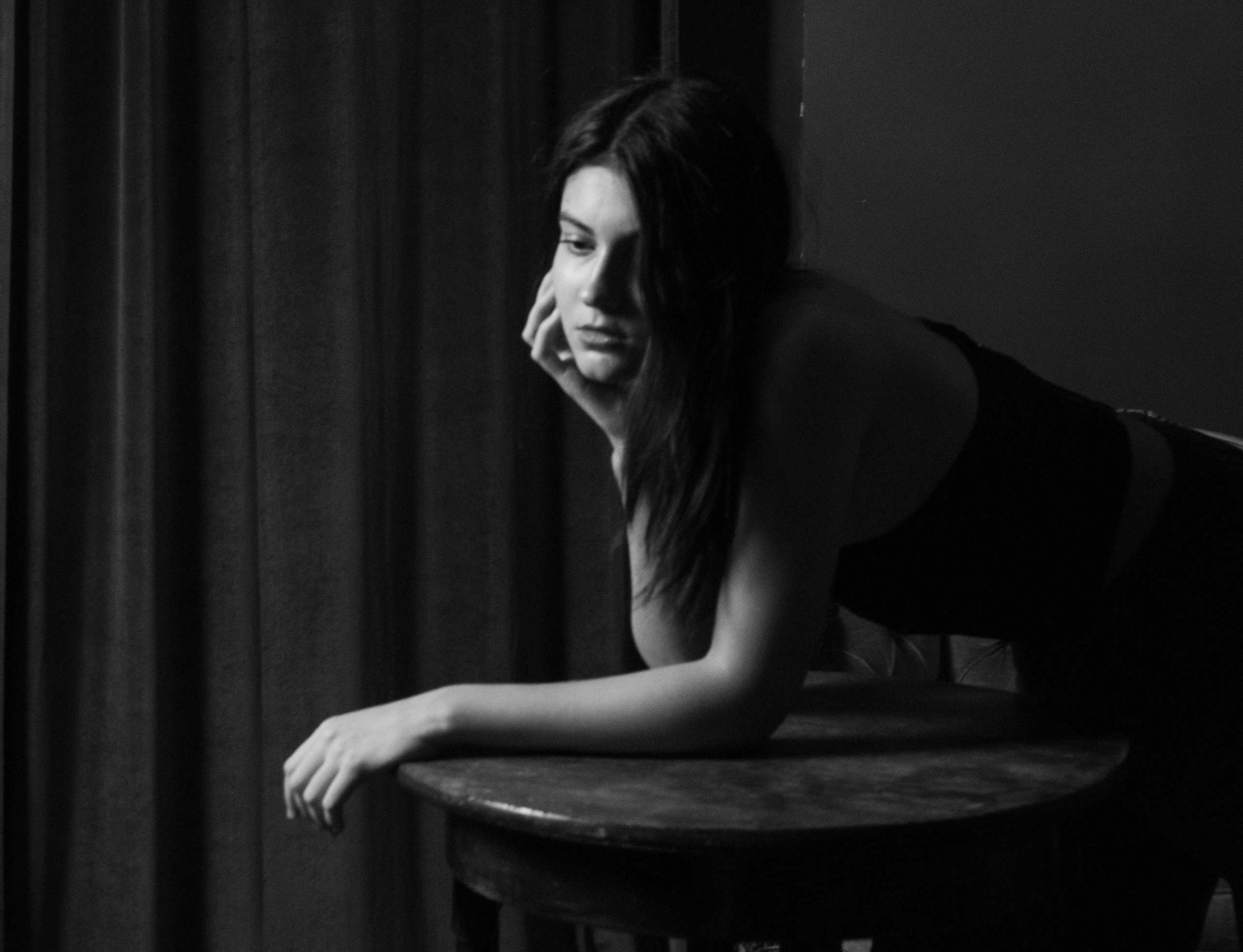 Алина в студии «Камера обскура». Фотограф Екатерина Козловская