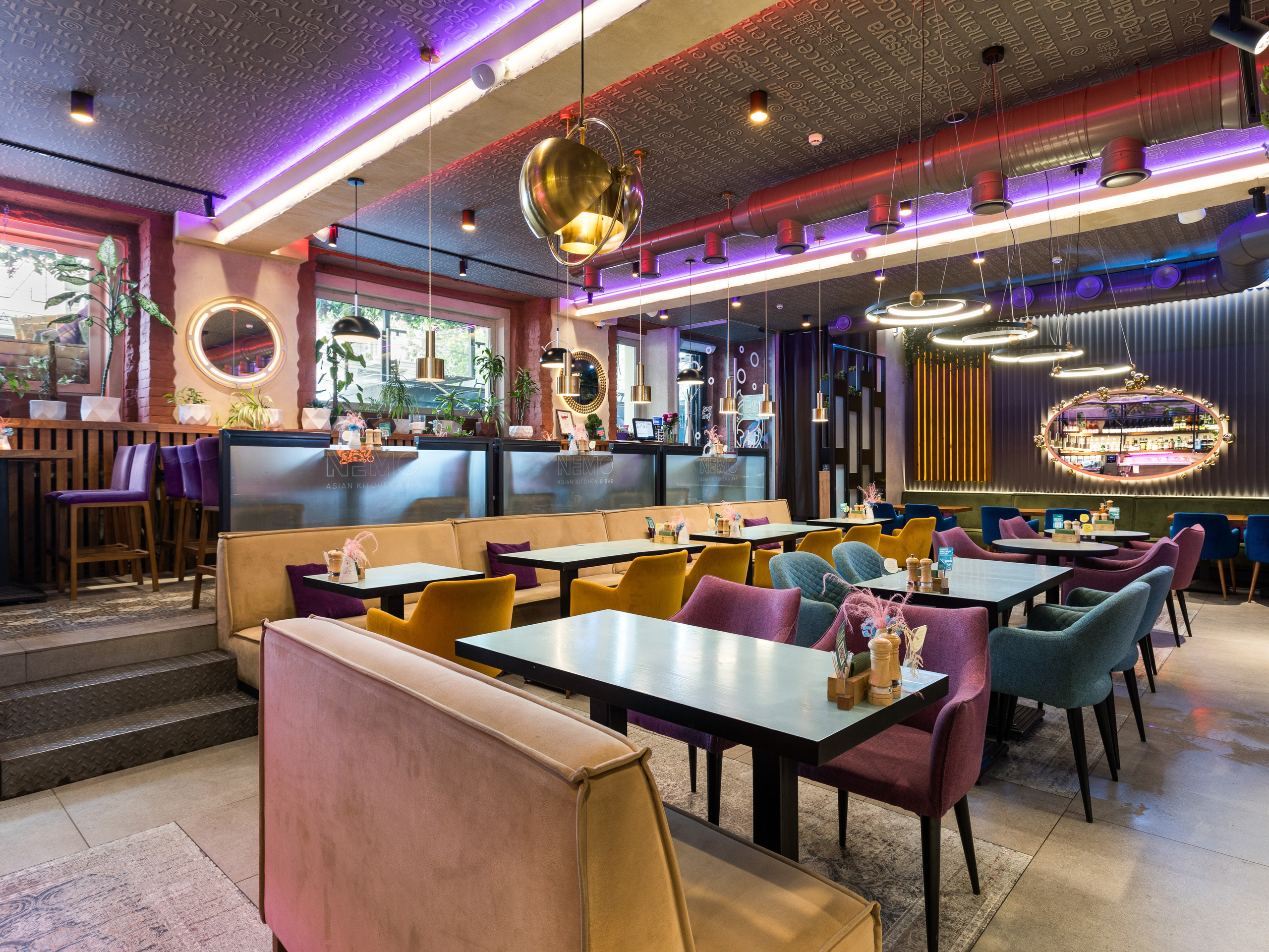 Ресторан NEMO. Интерьерный фотограф в Новосибирске