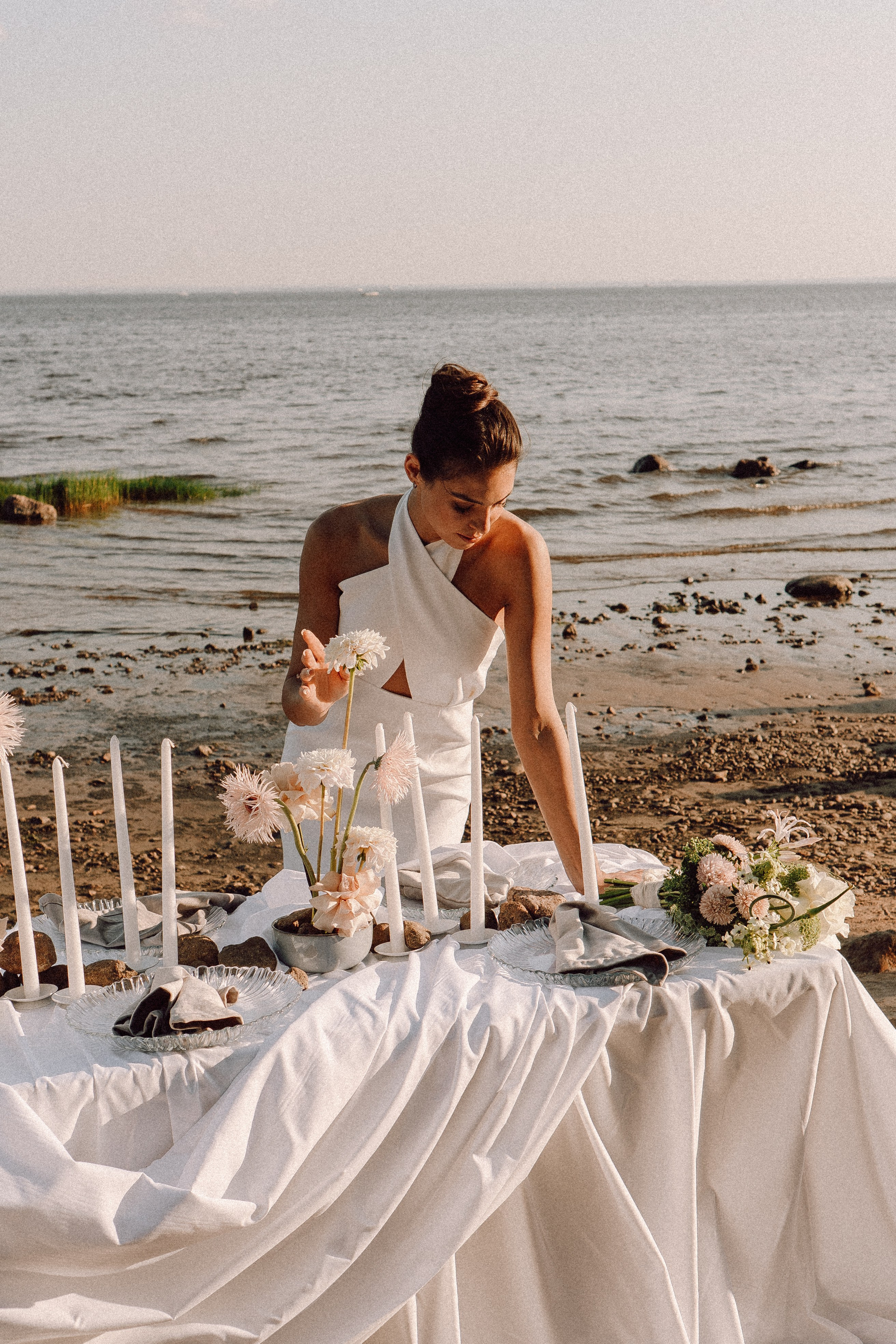 СВАДЕБНАЯ ФОТОСЕССИЯ ВЫЕЗДНОЙ ЦЕРЕМОНИИ (ФИНСКИЙ ЗАЛИВ). Профессиональный фотограф, Санкт-Петербург — Виктория Богомолова