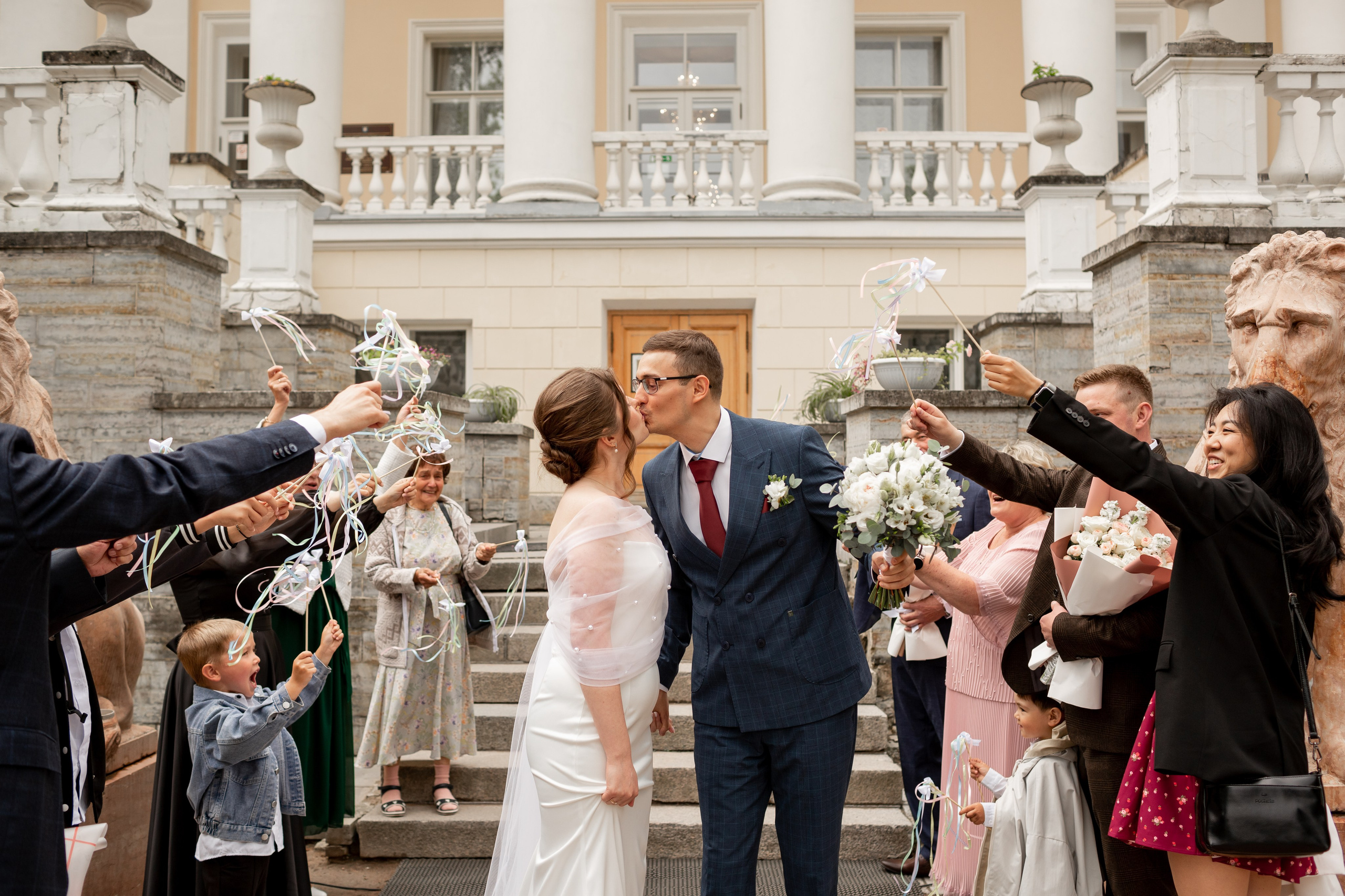 Свадебная фотосессия в Пушкине. Свадебный фотограф Кирилл Белый