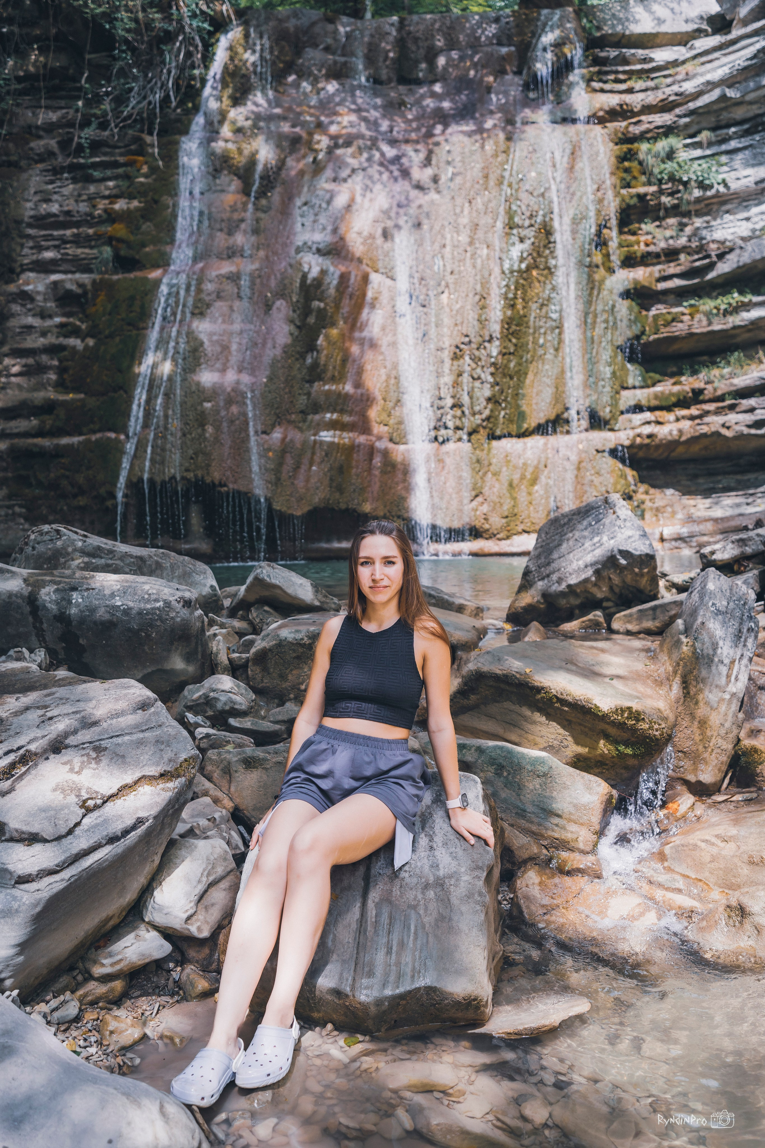 Поход на водопады Куаго с командой Мадьяр 23.07.24. Репортажный фотограф в Краснодаре Рындин Дмитрий