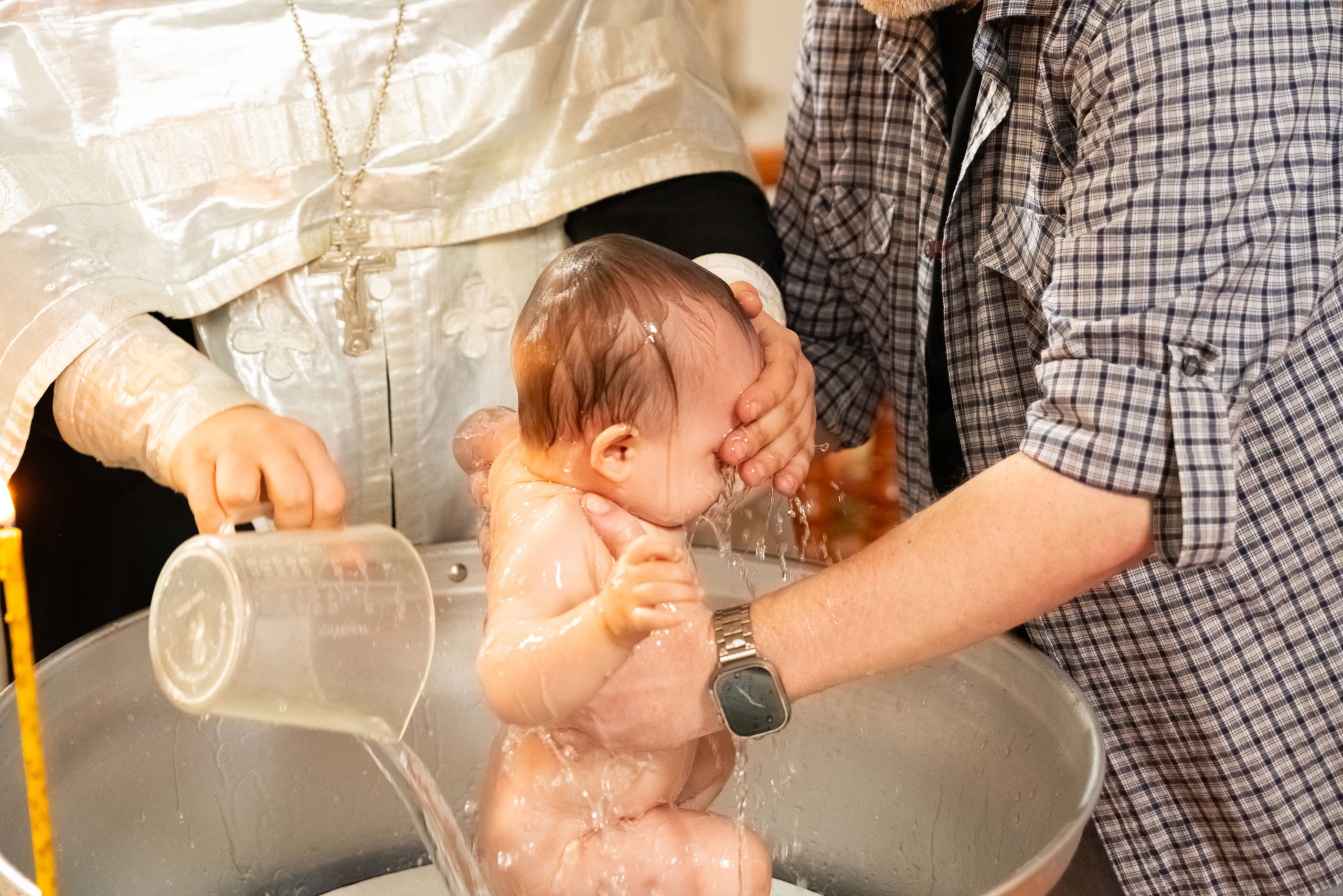Таинство Крещение (Репортаж). Фотограф Брянск