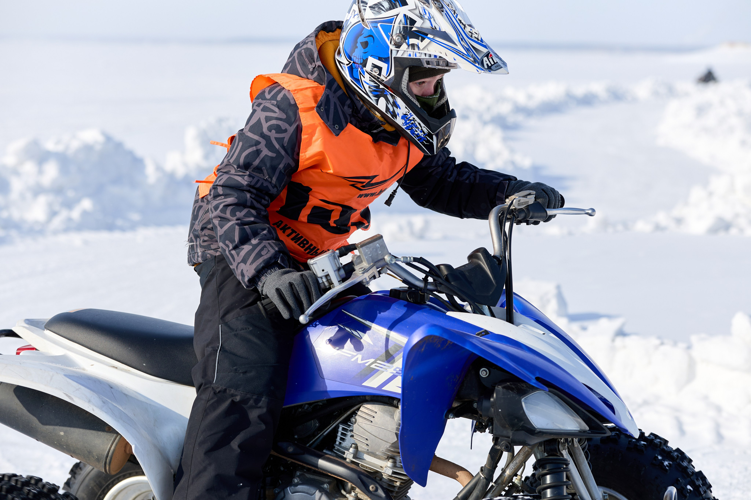 Топим Лёд — 2026. Соревнования на квадроциклах. Фотограф в Новосибирске Алена Скокова