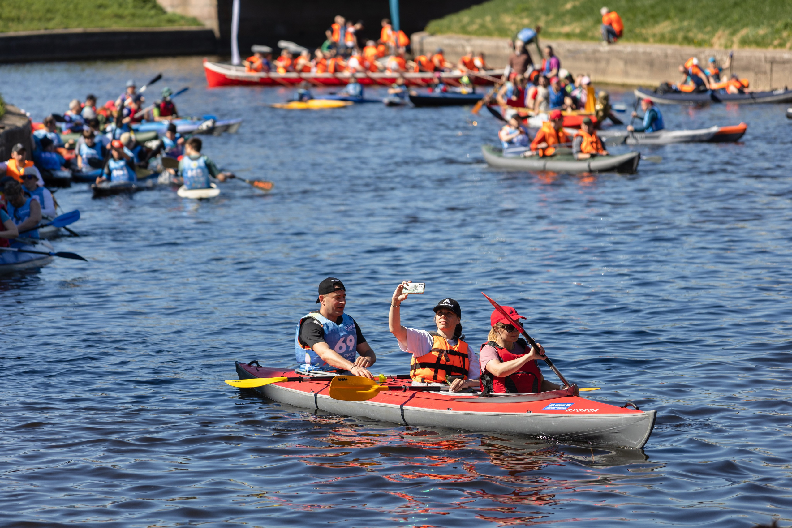 Открытие гребного сезона на р. Карповка. Фотограф в Санкт-Петербурге