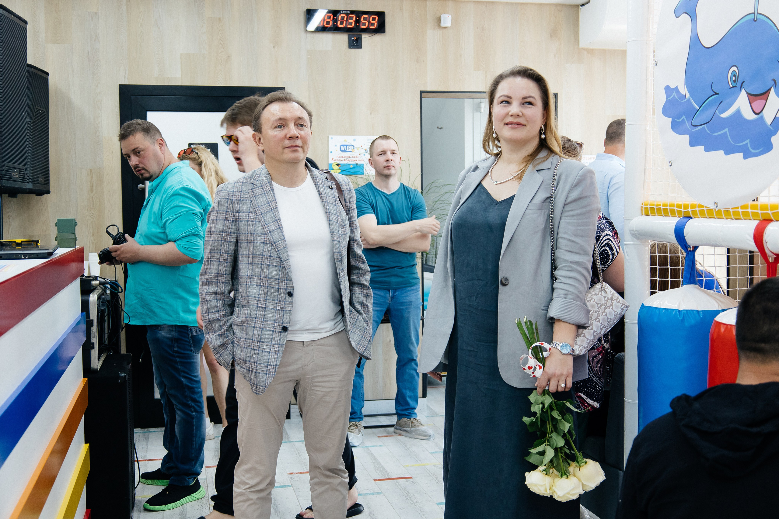 Открытие бассейна. Фотограф в Иркутске