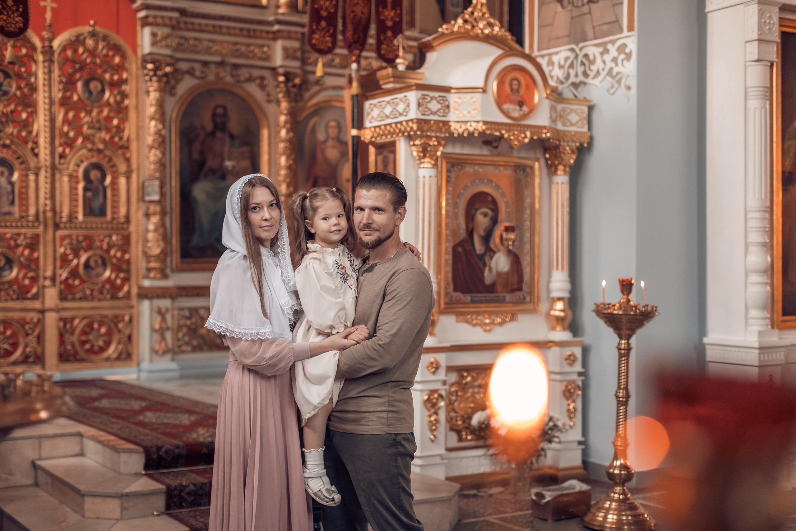 Таинство Крещения Ярославы. Храм Сошествия Святого Духа. Главная