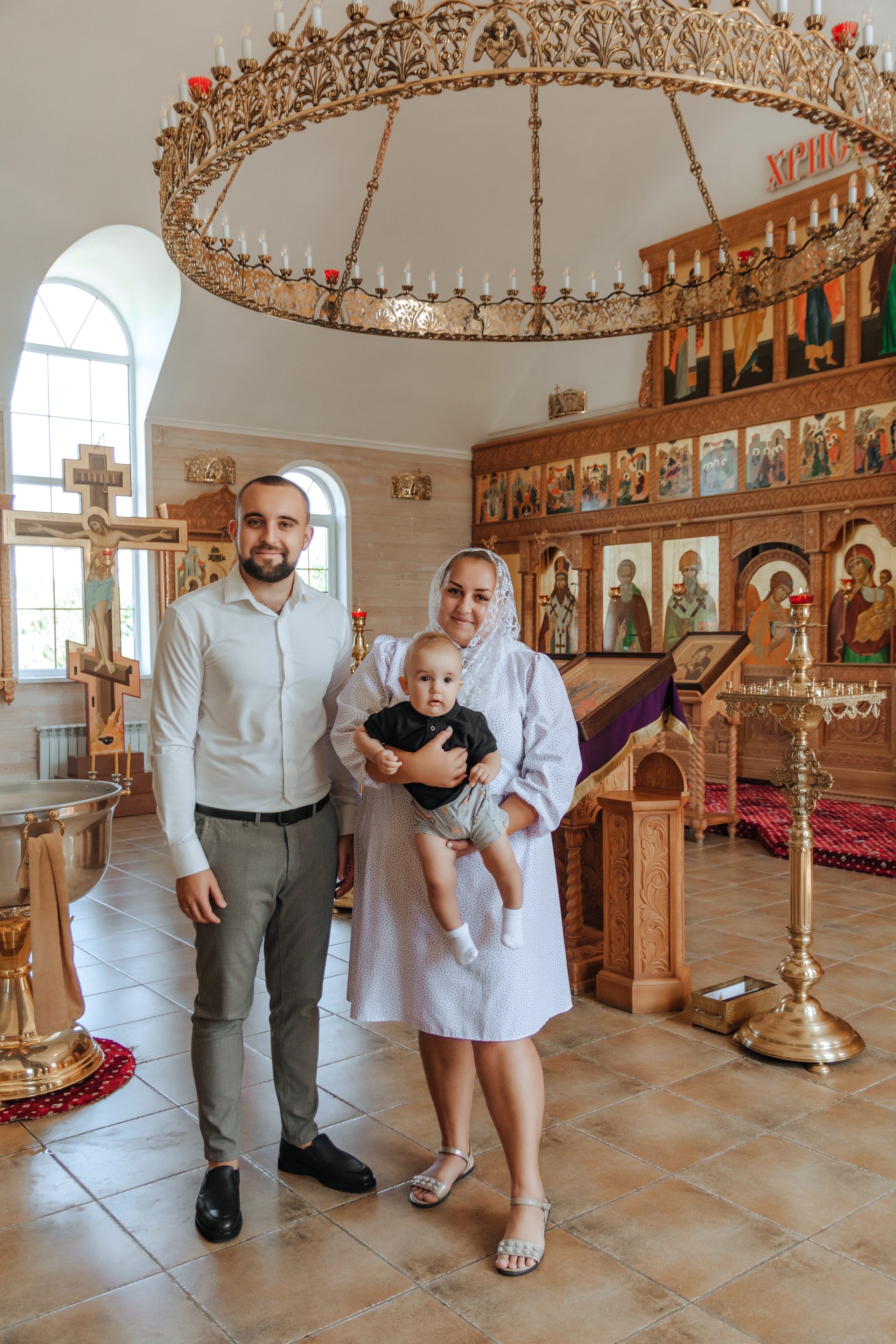 Крещение Демьяна. Семейный и детский фотограф Кущ Наташа