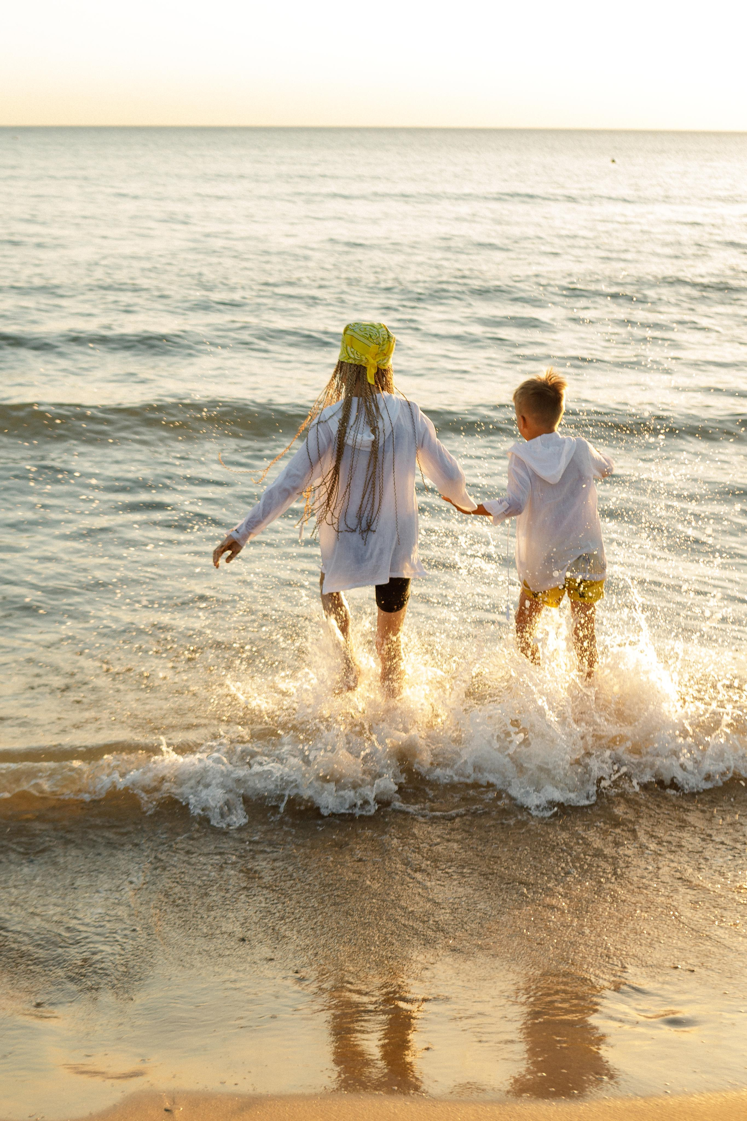 Саша, Ксюша, Полина и Миша