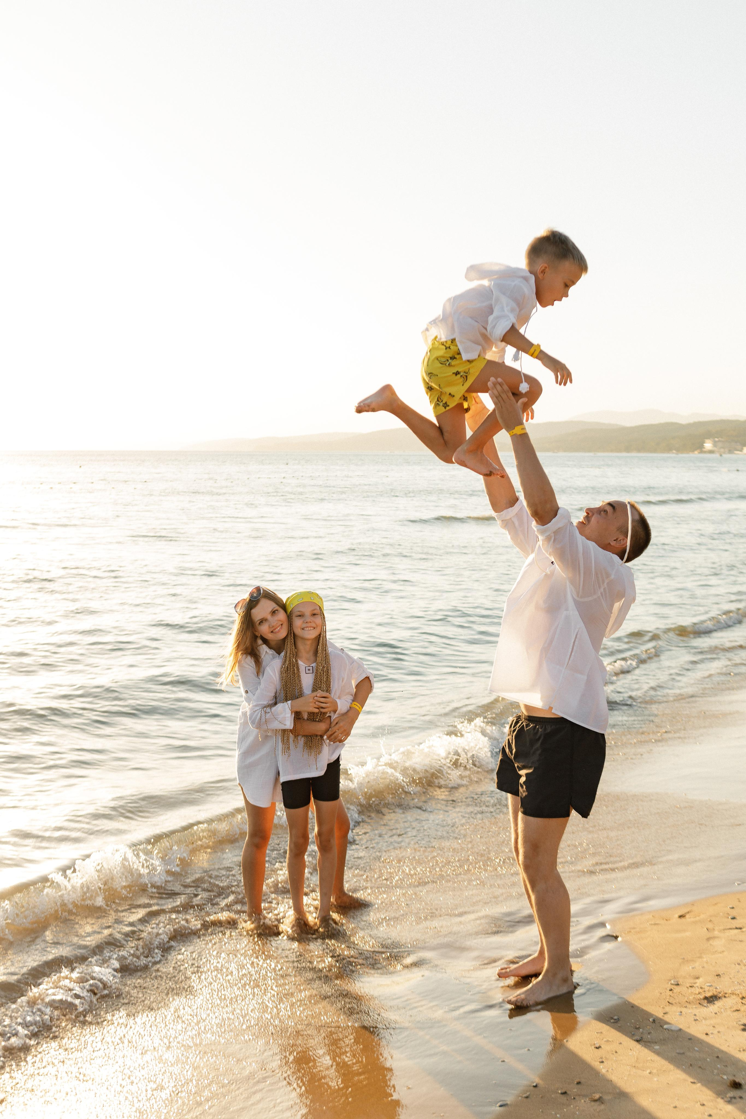 Саша, Ксюша, Полина и Миша