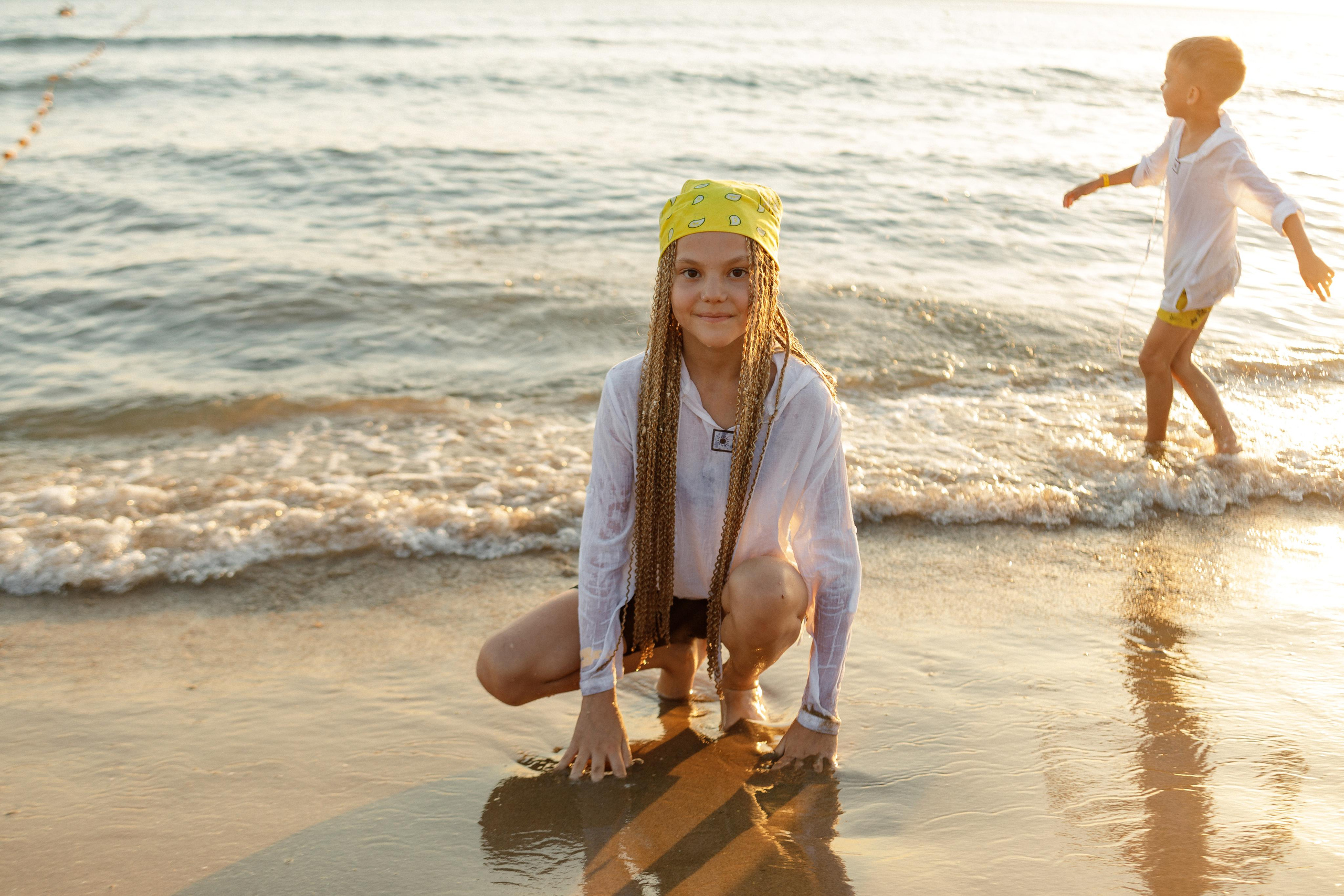 Саша, Ксюша, Полина и Миша