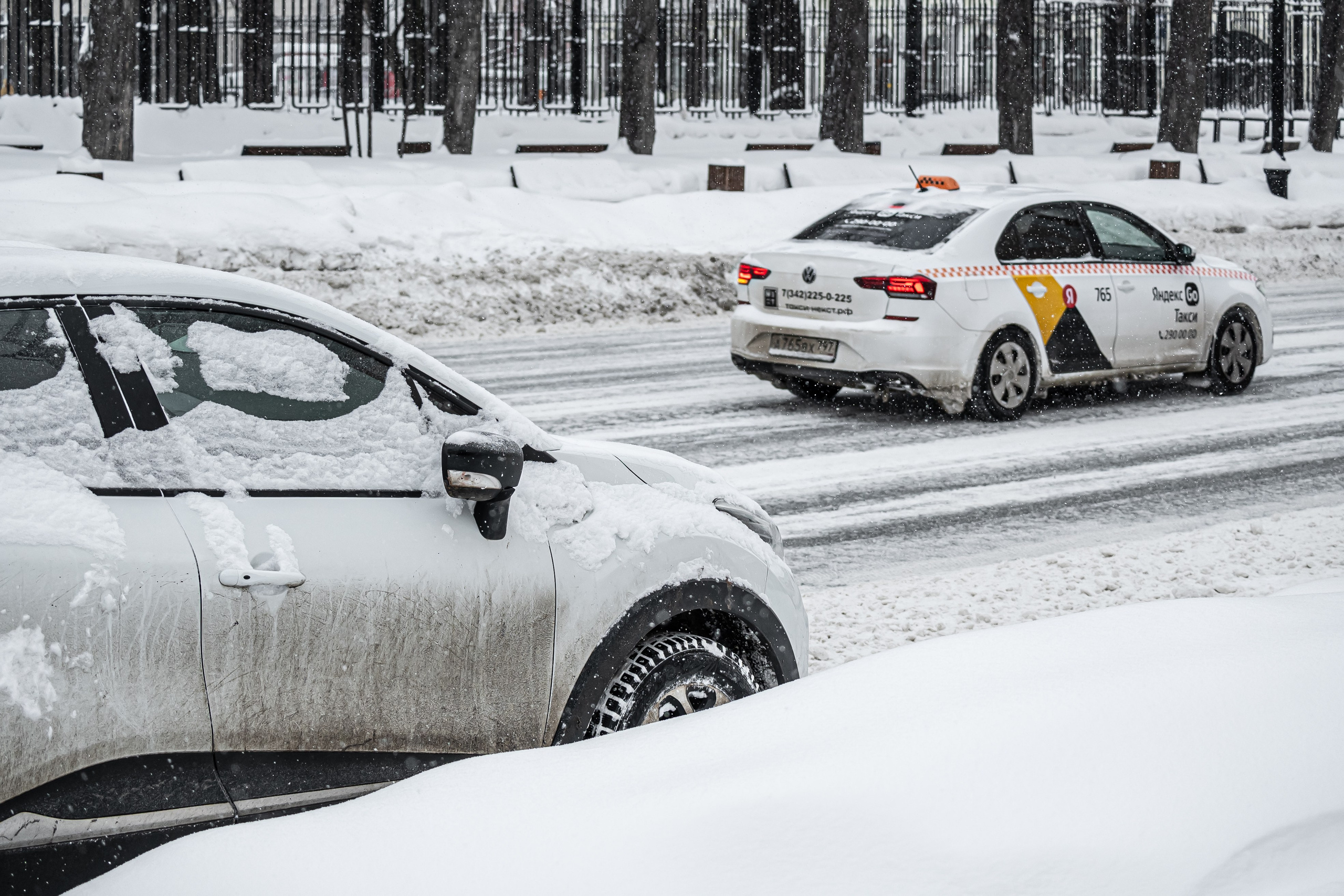 Снегопад. Репортажный фотограф