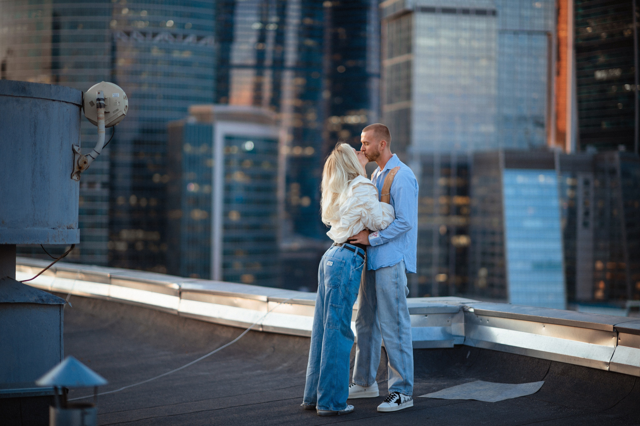 Фотосессия на крыше (Москва). Тучина Дарья фотограф