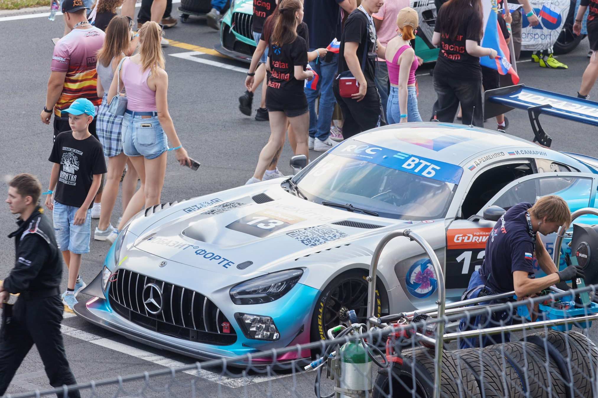 Mercedes AMG GT racing car