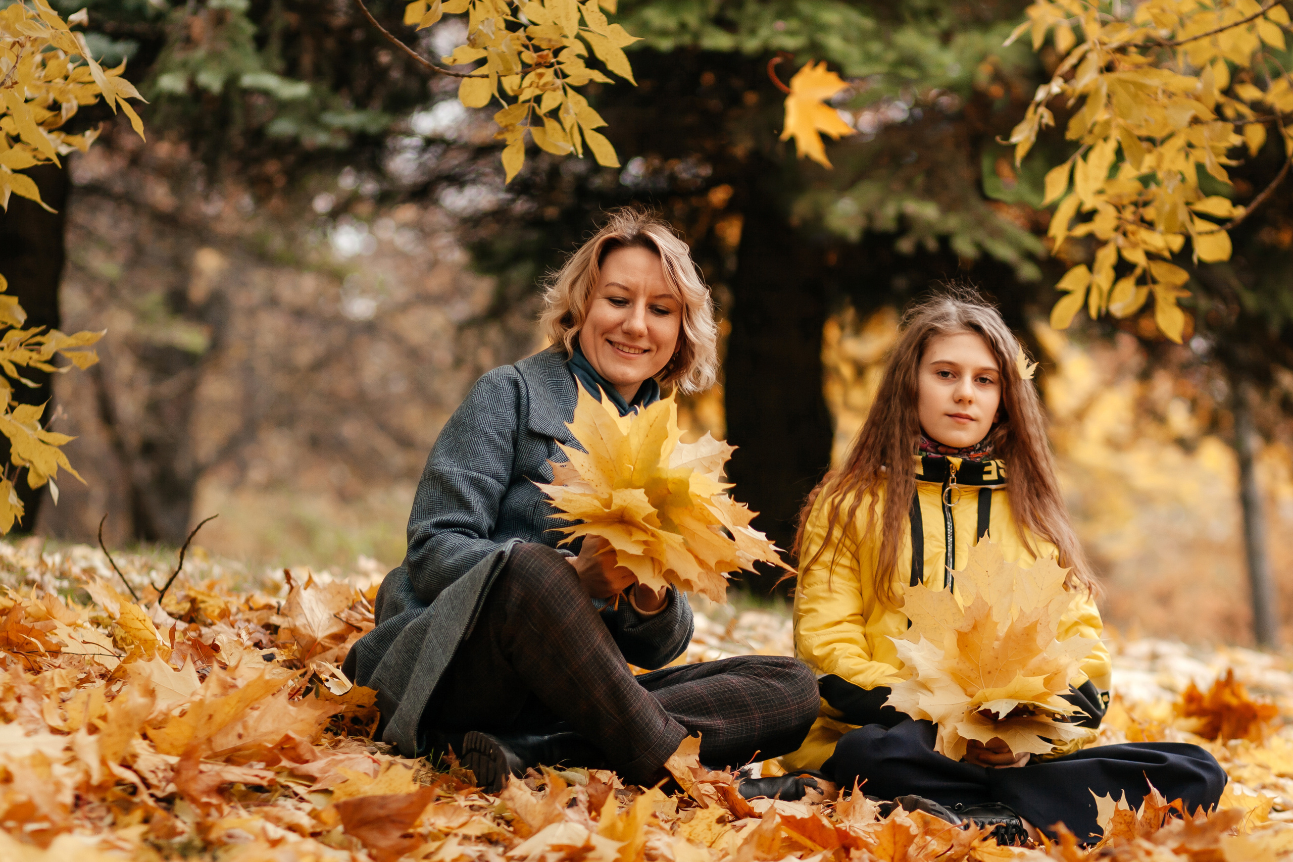 Осенняя Мама+дочка. Семейный фотограф в Минске Приболовец Светлана