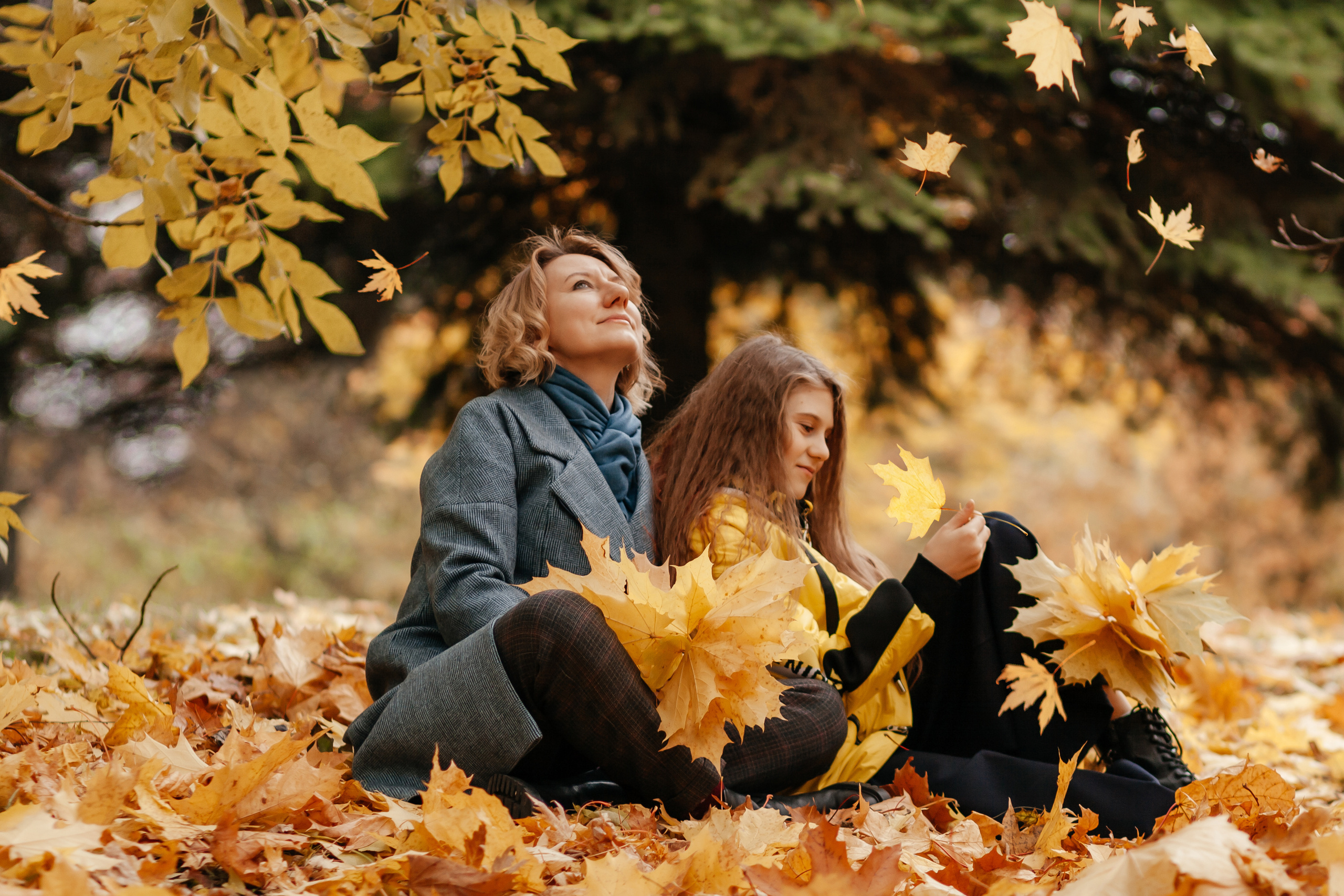 Осенняя Мама+дочка. Семейный фотограф в Минске Приболовец Светлана