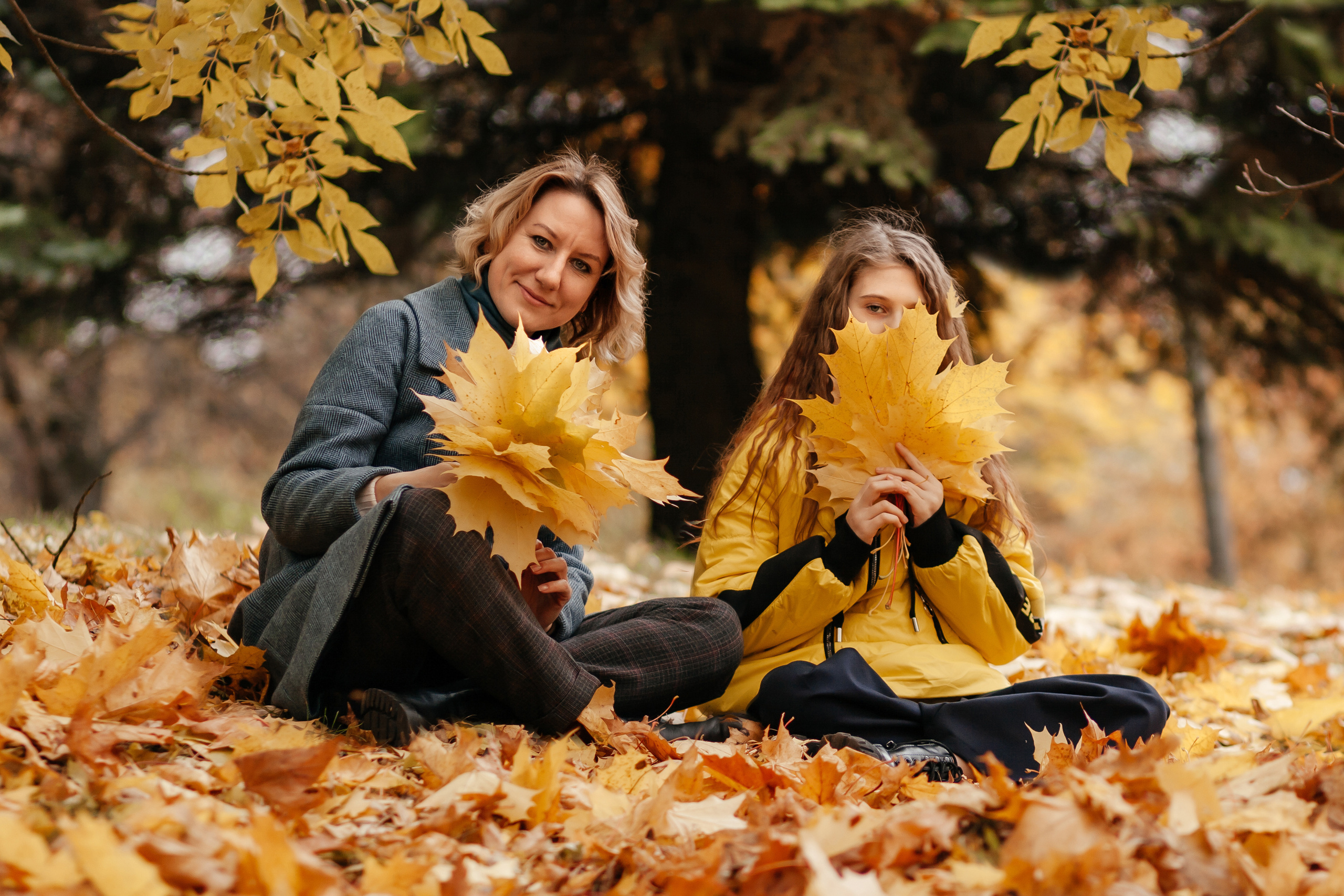 Осенняя Мама+дочка. Семейный фотограф в Минске Приболовец Светлана