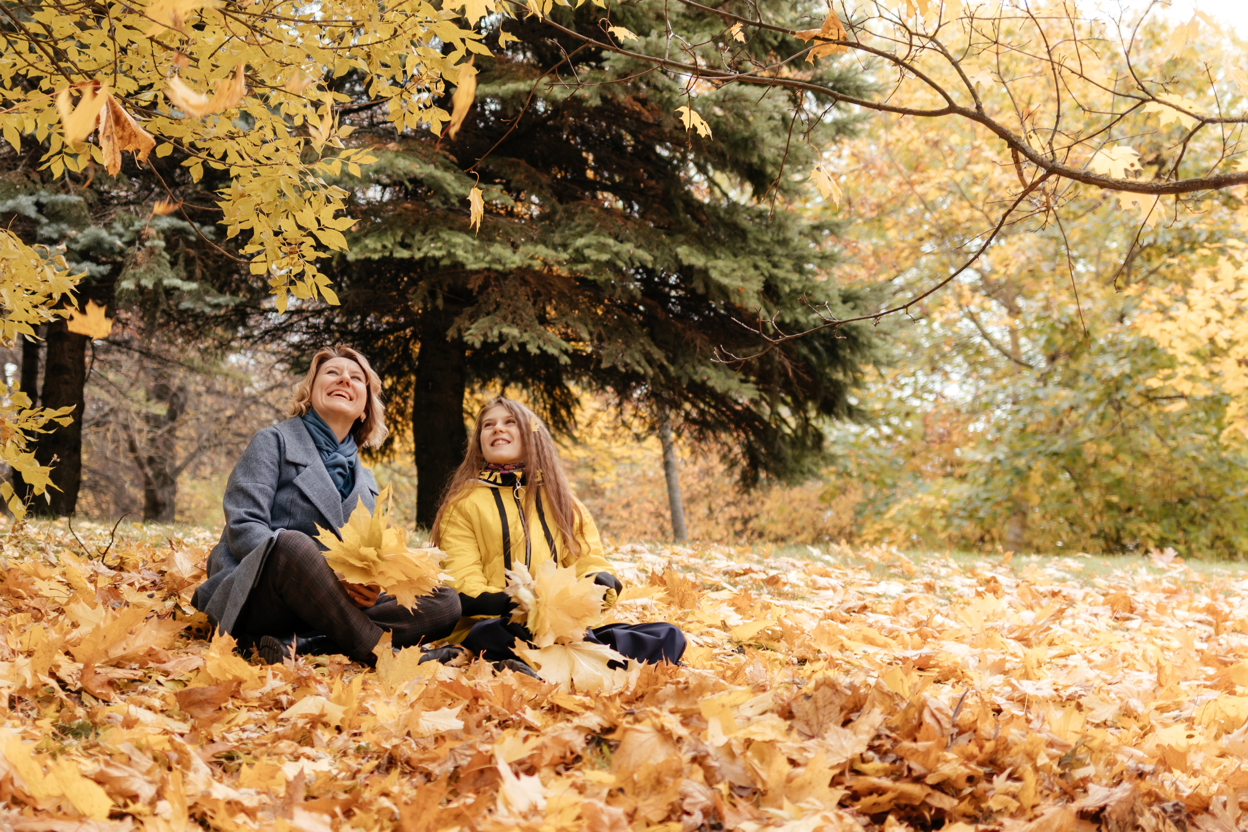 Осенняя Мама+дочка. Семейный фотограф в Минске Приболовец Светлана