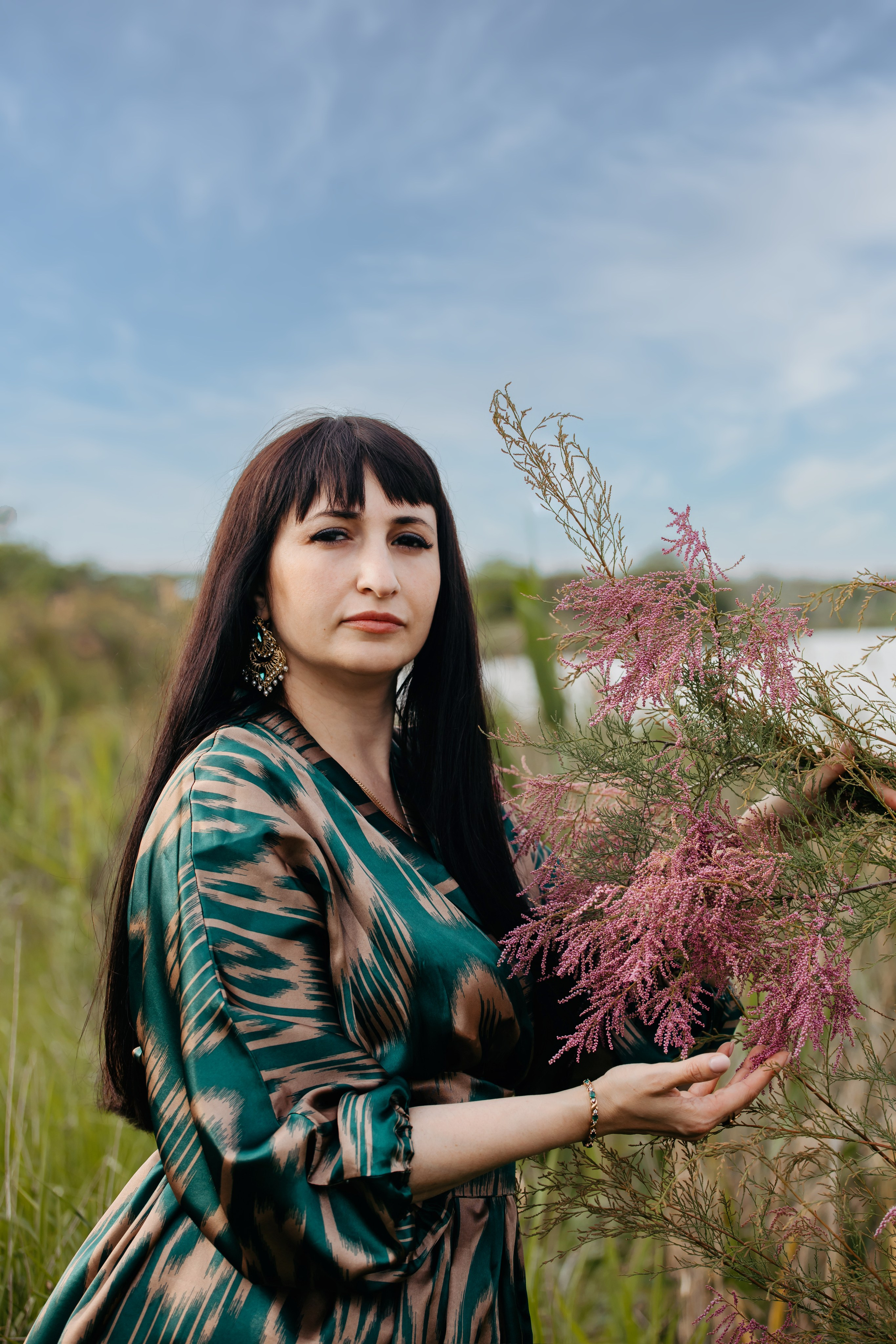 Экзотическая фотосессия в красивом платье. Свадебный и семейный фотограф в Краснодарском крае Мария Данилкина