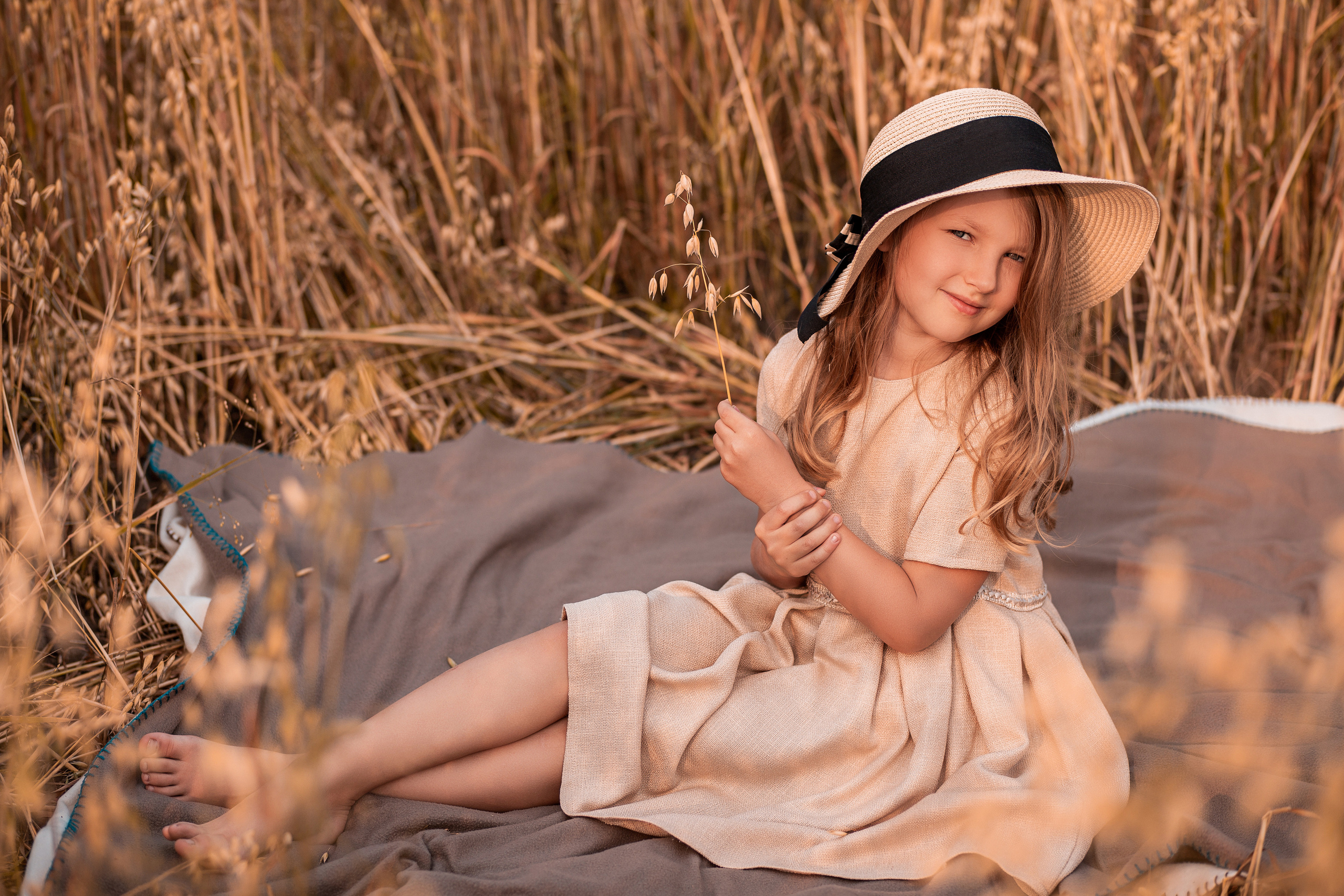 Фотосессия в поле. Фотограф в Барнауле Олеся Мосина