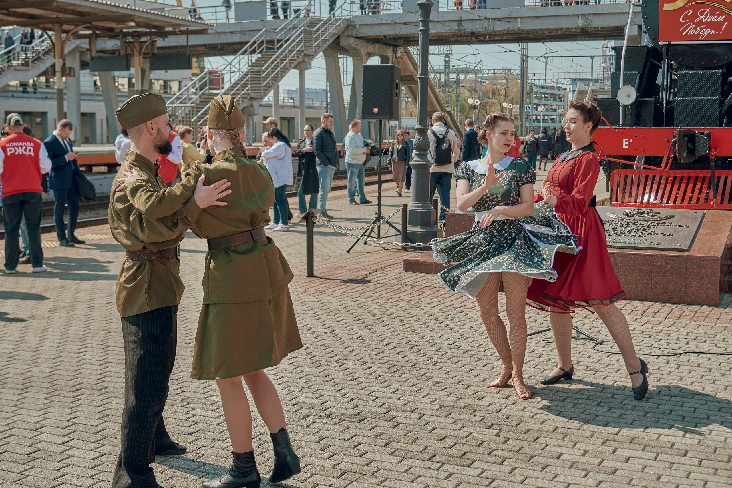 Поезд Победы!. Фотограф во Владивостоке
