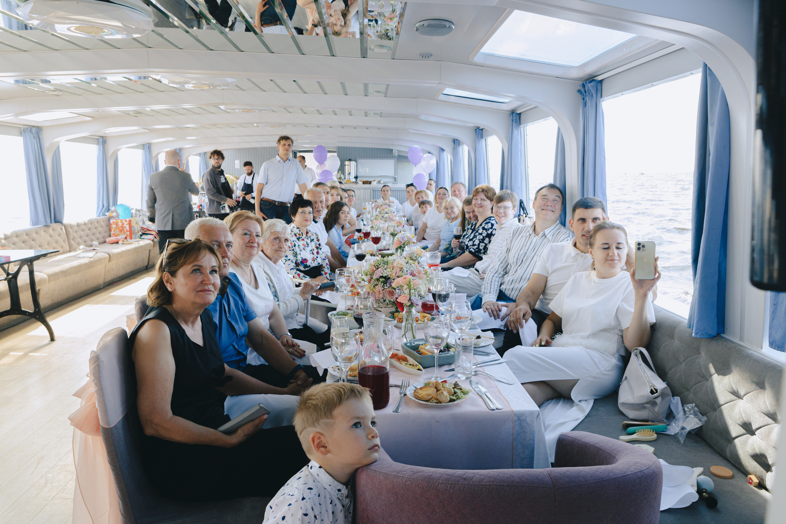 День Рождения на корабле. Фотограф в Санкт-Петербурге Виктория Безверхая