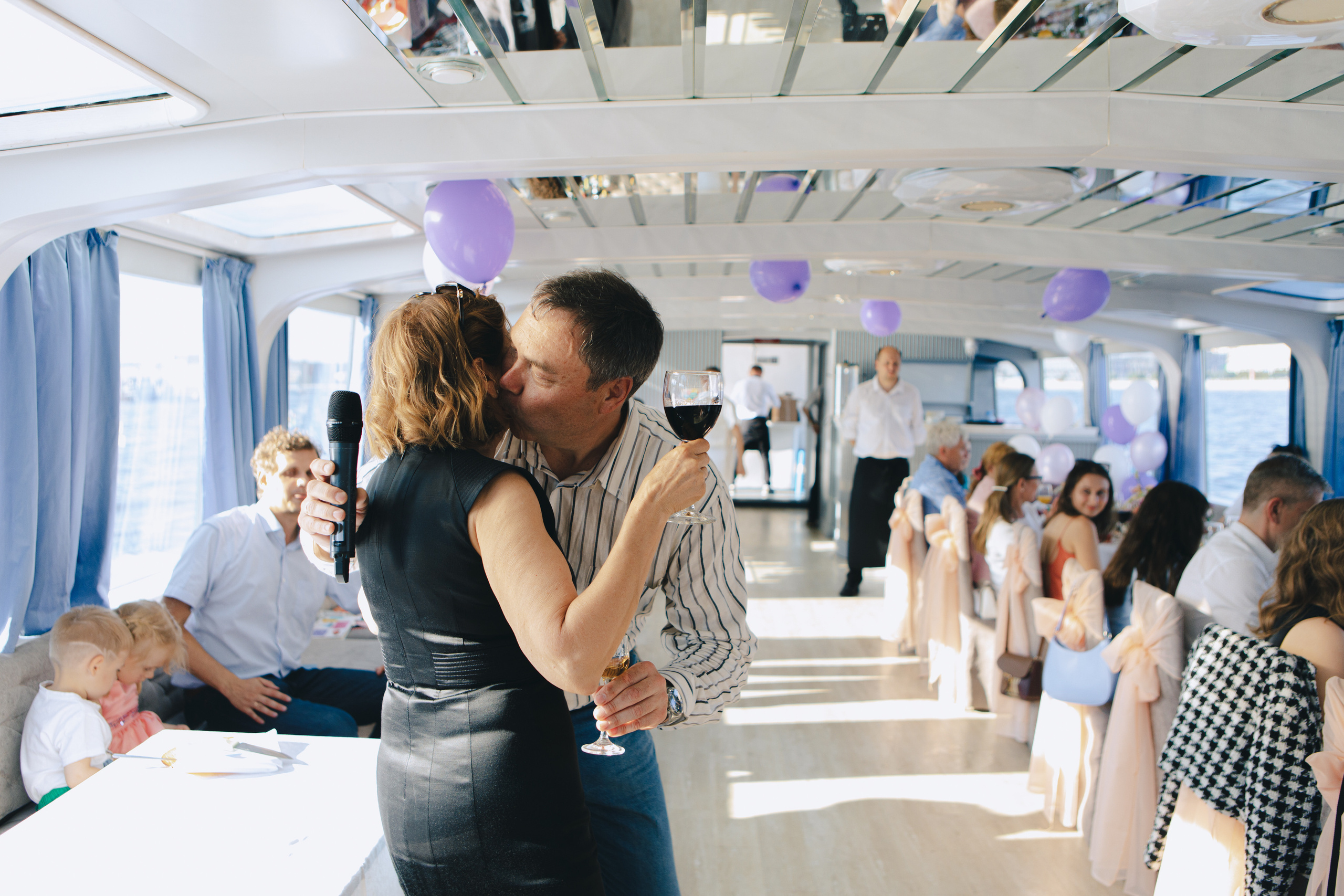 День Рождения на корабле. Фотограф в Санкт-Петербурге Виктория Безверхая