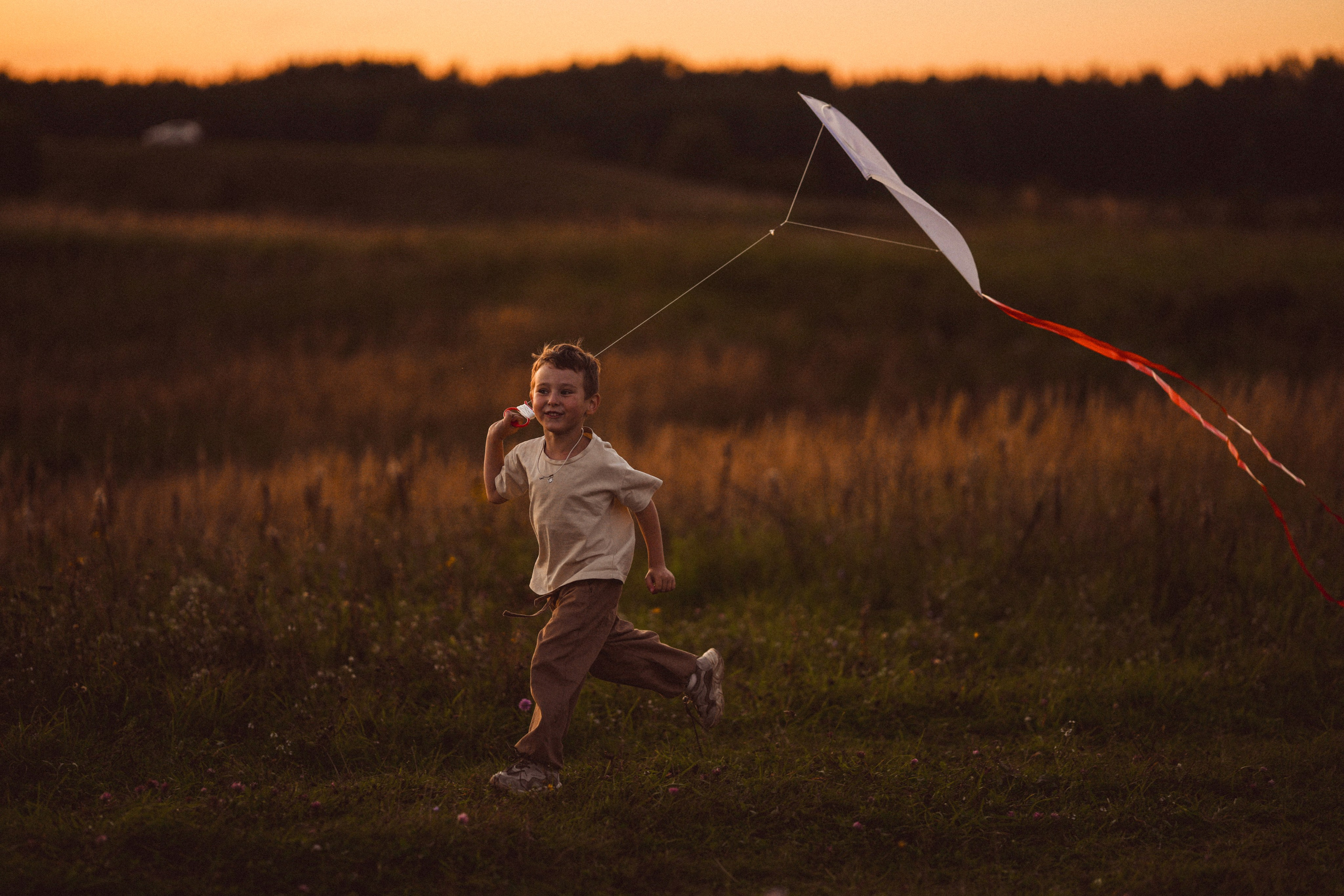 Семья Тони и Саши на закате. Семейный и портретный фотограф в Санкт-Петербурге Татьяна Гримоть