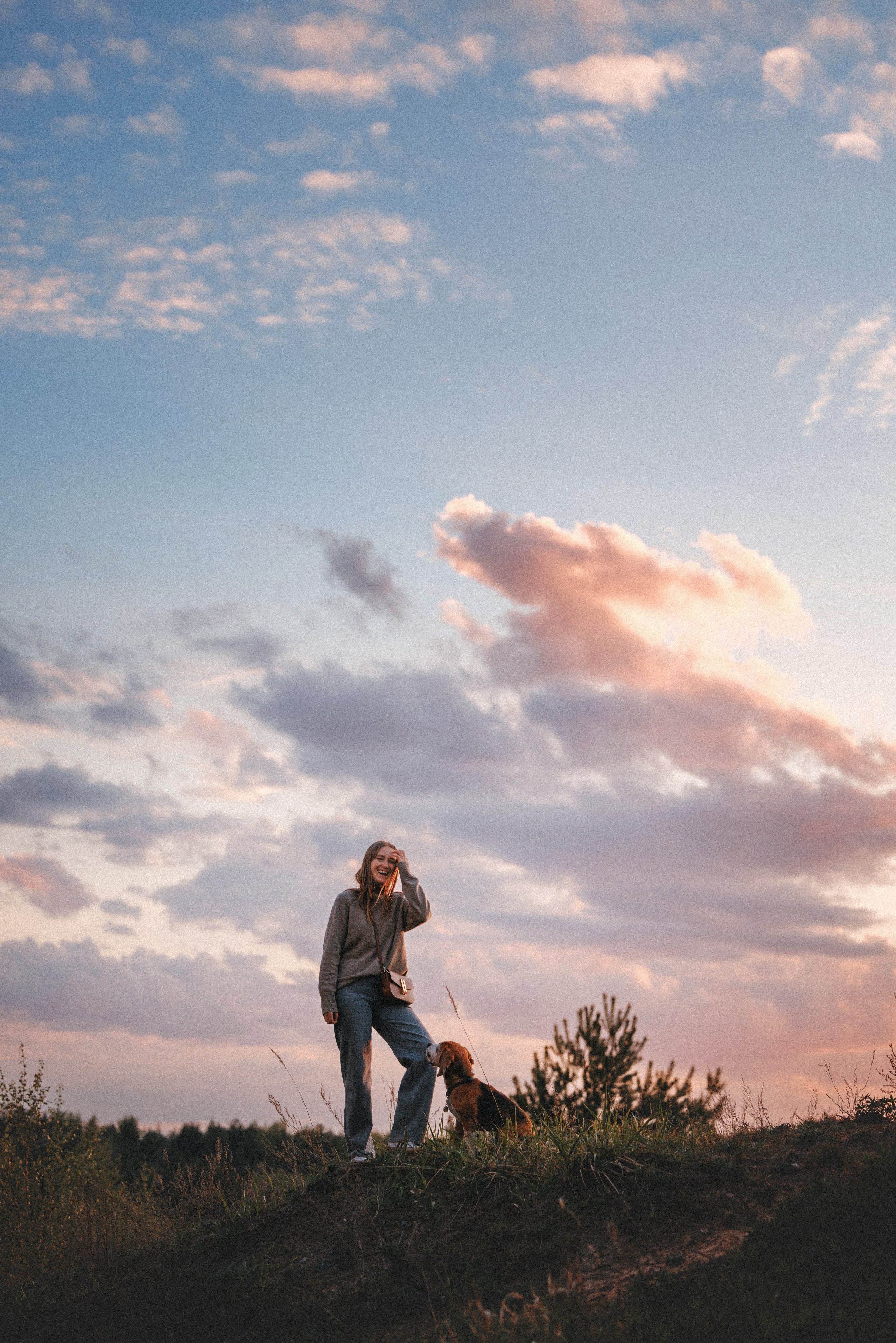 Юля и Зайфер. Фотограф анималист Осипчикова Мария
