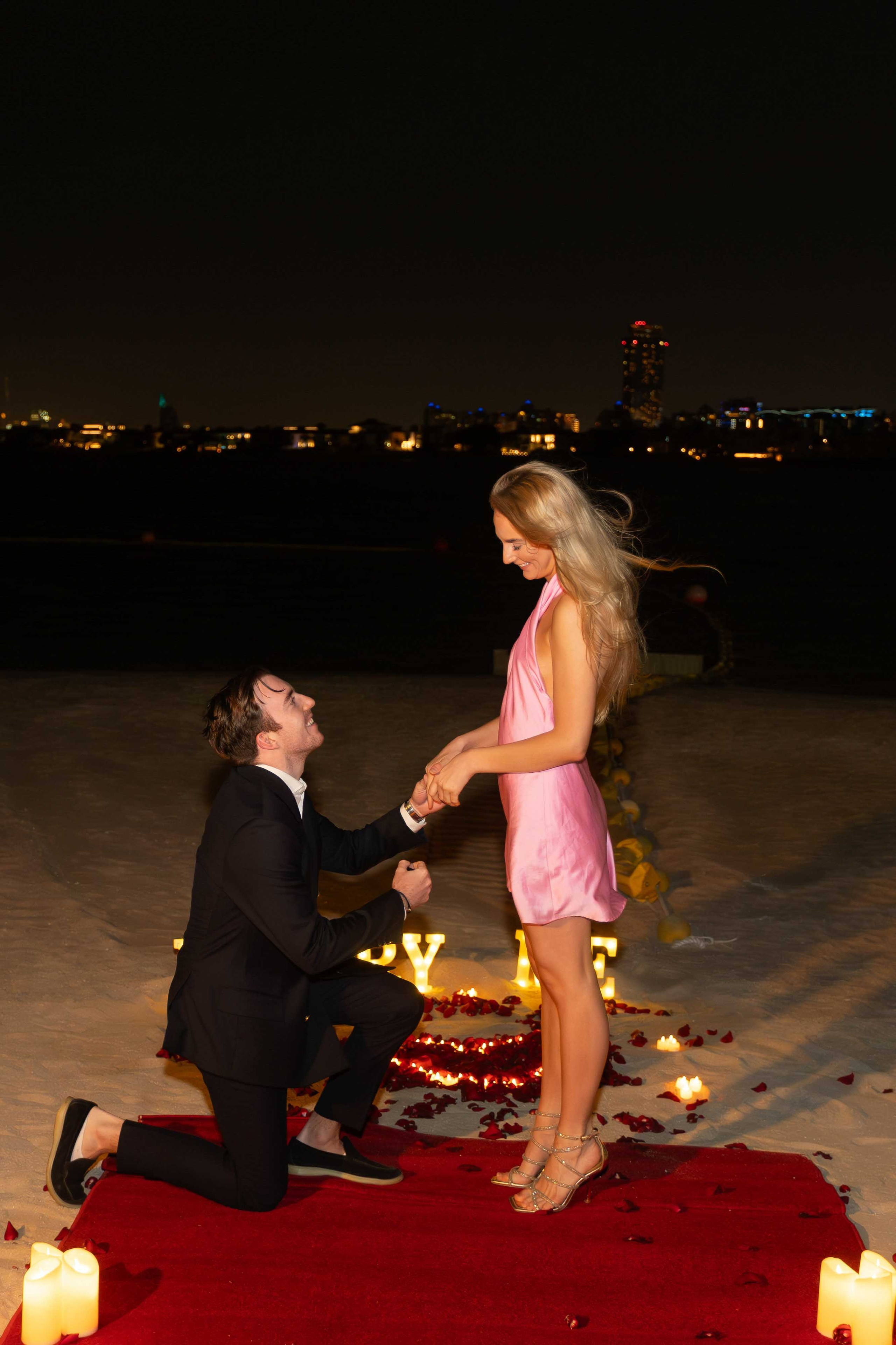 Шикарное предложение руки и сердца. Фотограф и видеограф в Москве и Абу Даби Мария Кулагина