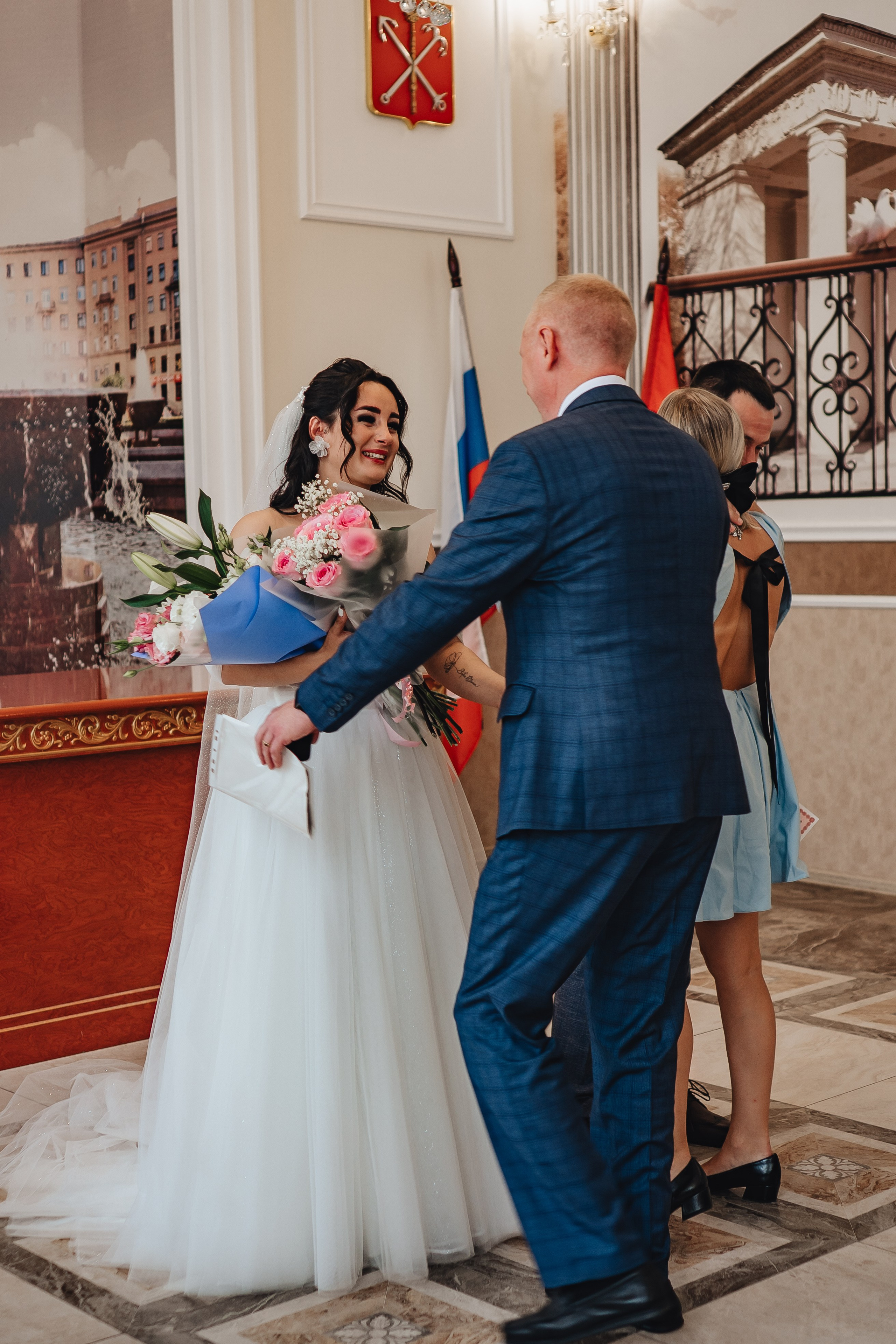 СВАДЕБНАЯ СЬЕМКА В ЗАГСЕ НА МОСКОВСКОМ ПРОСПЕКТЕ. Профессиональный фотограф, Санкт-Петербург — Виктория Богомолова