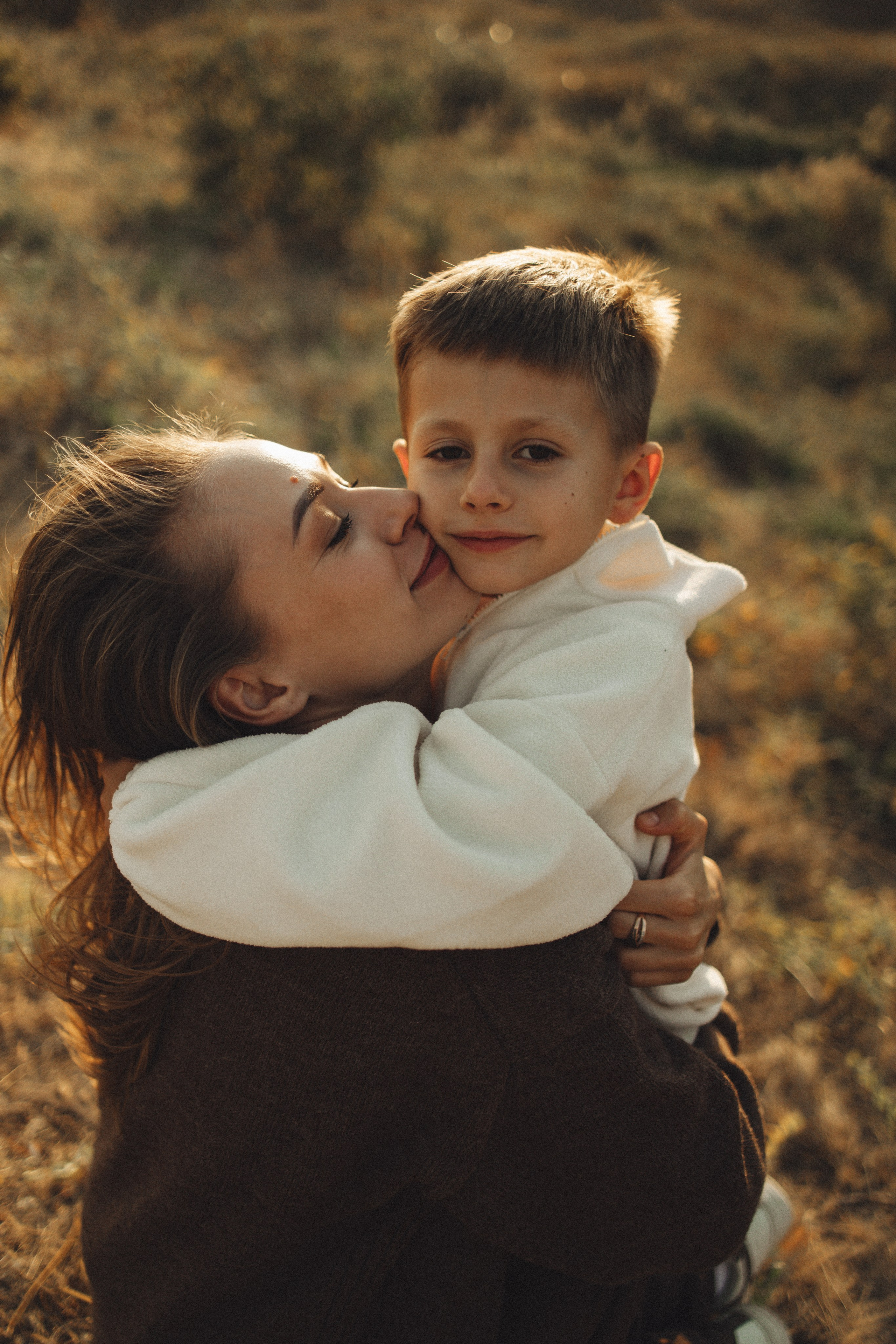 Семейная история, закат в Мержаново. Семейный и детский фотограф, таганрог, ростов-на-дону