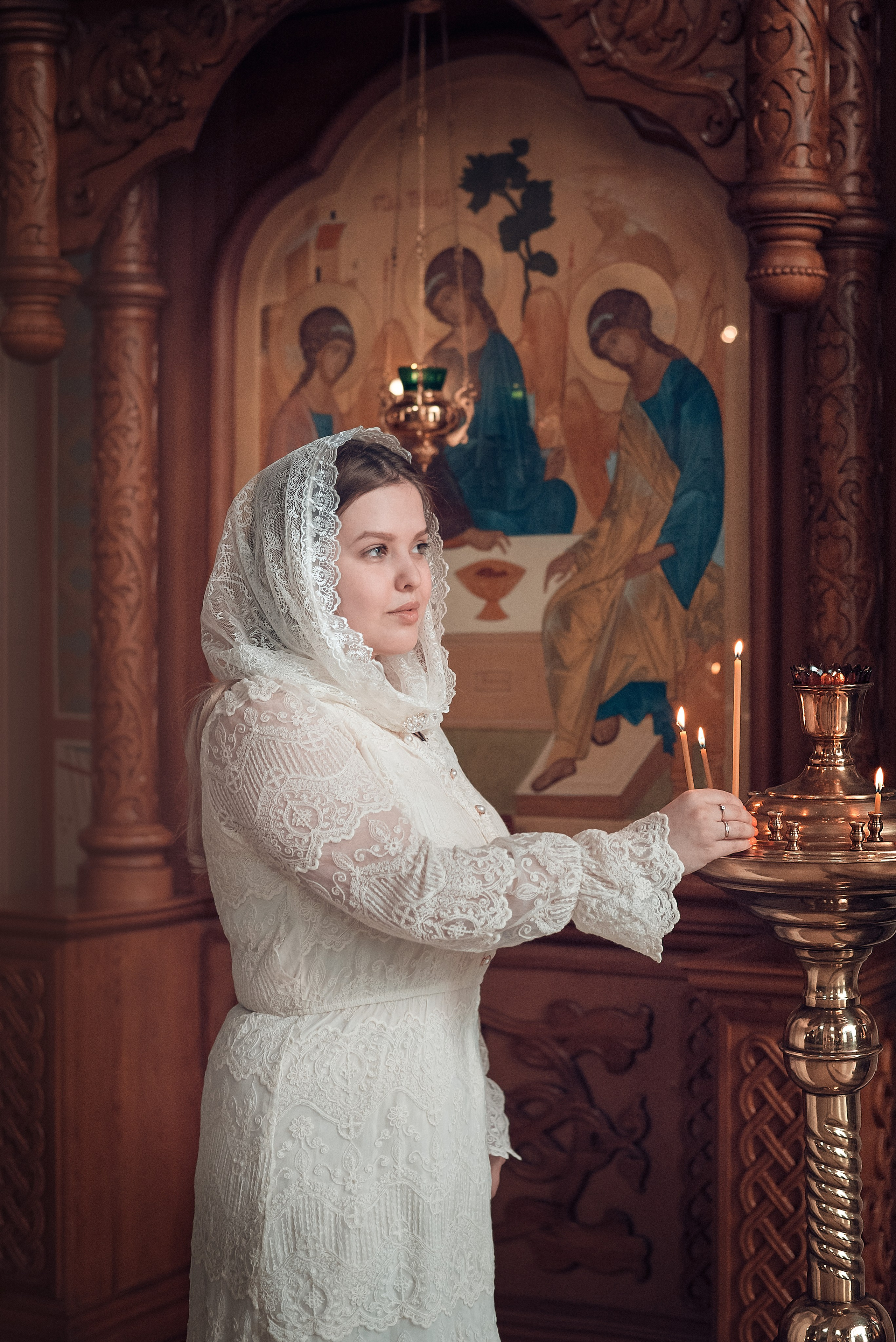 Крещение Ярослава в Храме Иоанна Предтечи. Фотографы крещения/венчания  Красноярск Татьяна и Вячеслав Переваловы