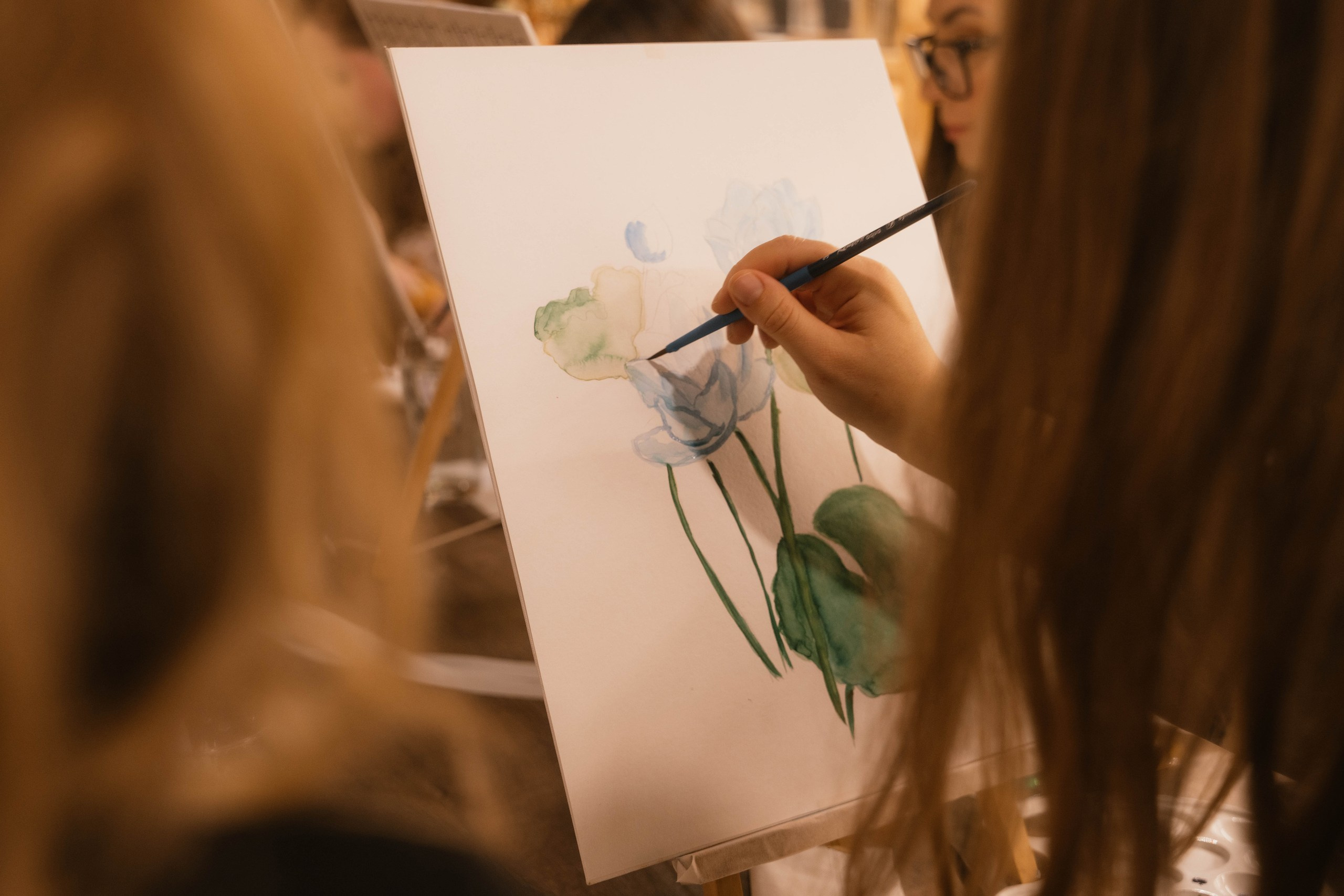 Мастер-класс по рисованию на день рождения. Свадебный, семейный фотограф в Рязани Лена Брант