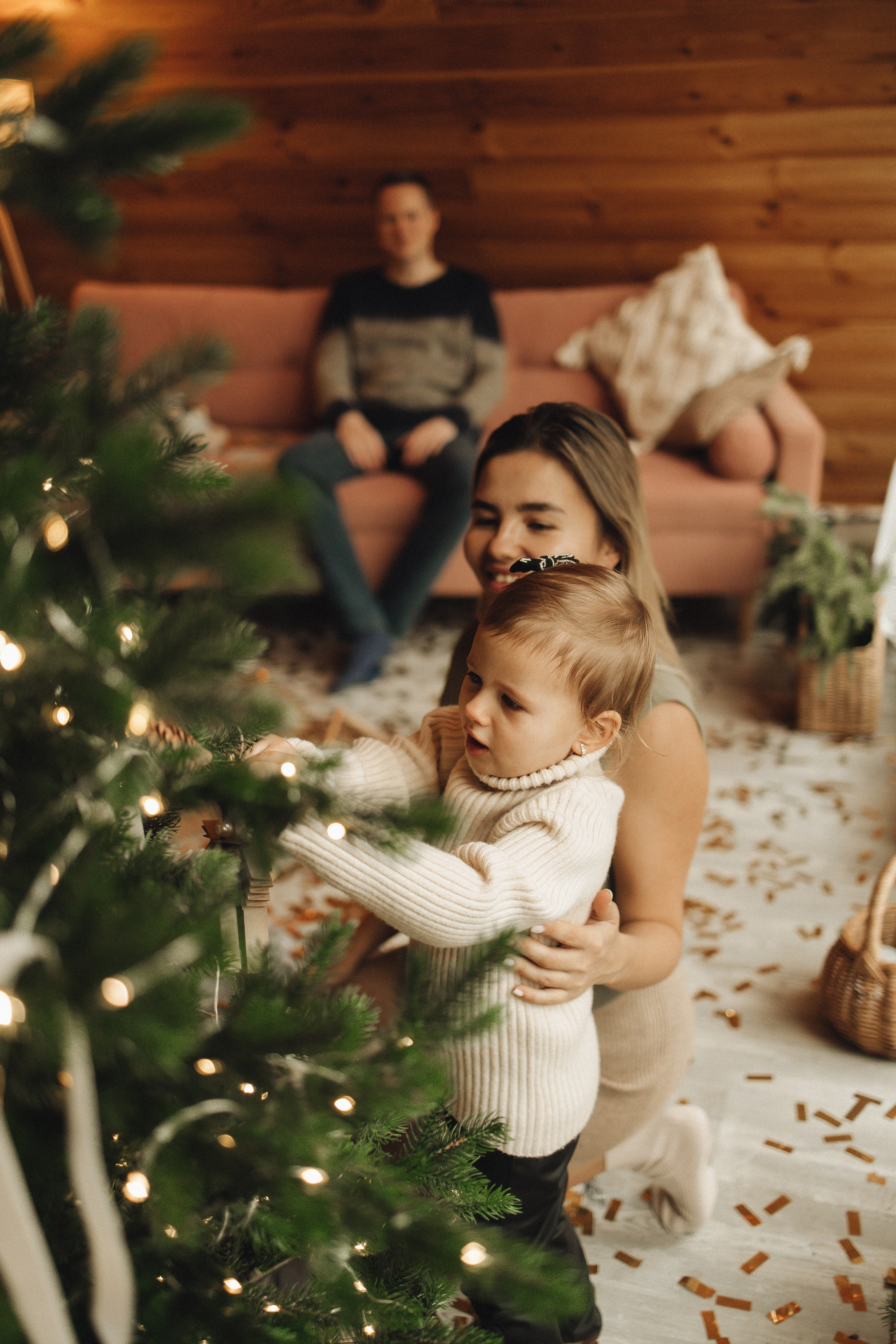 Новогодняя история в домике. Семейный и детский фотограф, таганрог, ростов-на-дону
