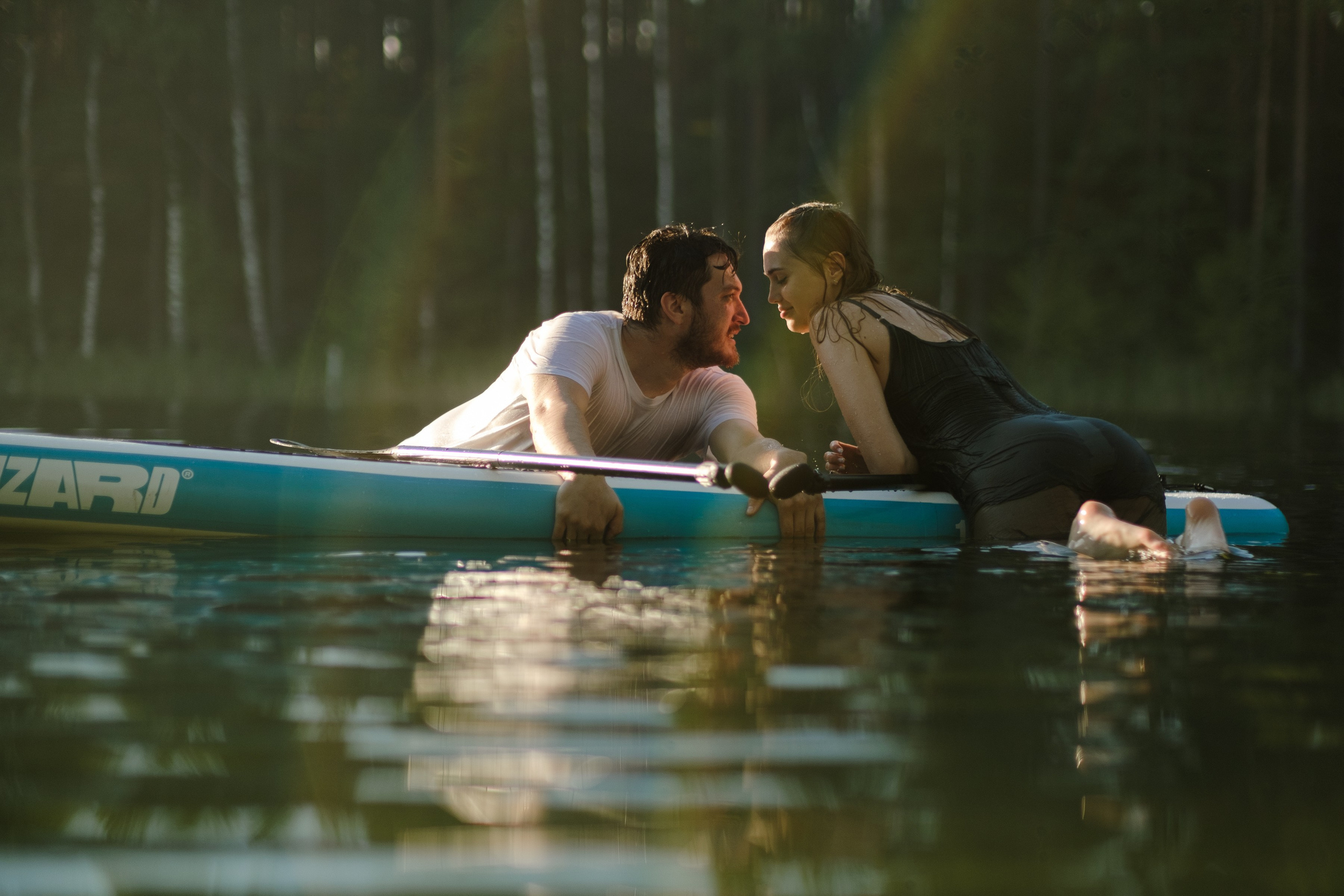 Петя и Лина, на сапах. Интерьерный фотограф и видеограф в Санкт-Петербурге Вадим Балбашевский