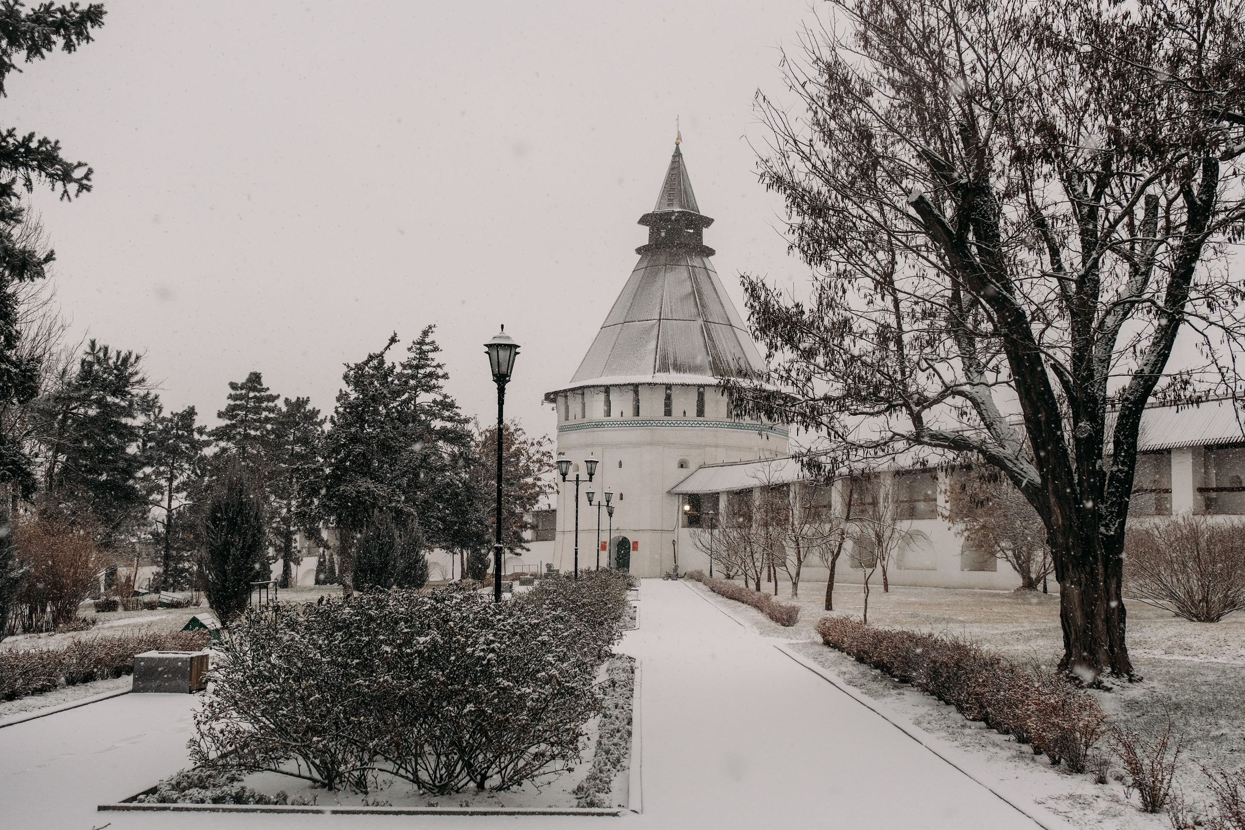 Снегопад. Фотограф Анатолий Деникин
