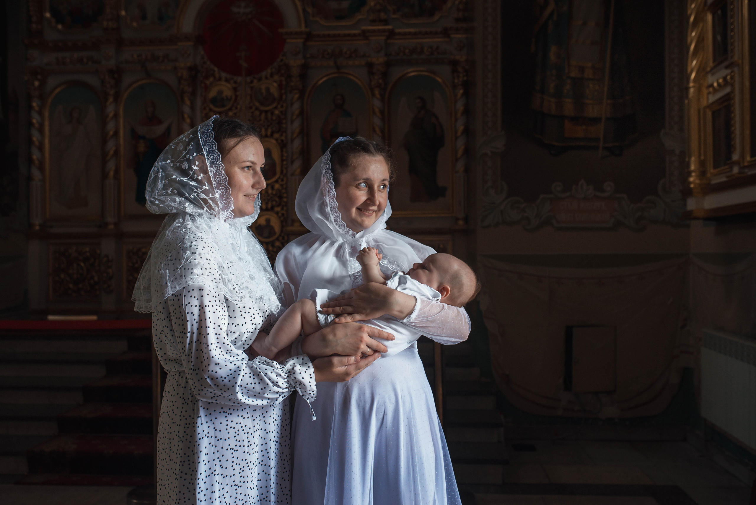 Крещение Андрея в Покровском соборе. Фотограф на крещение в Саратове Марина Грушина