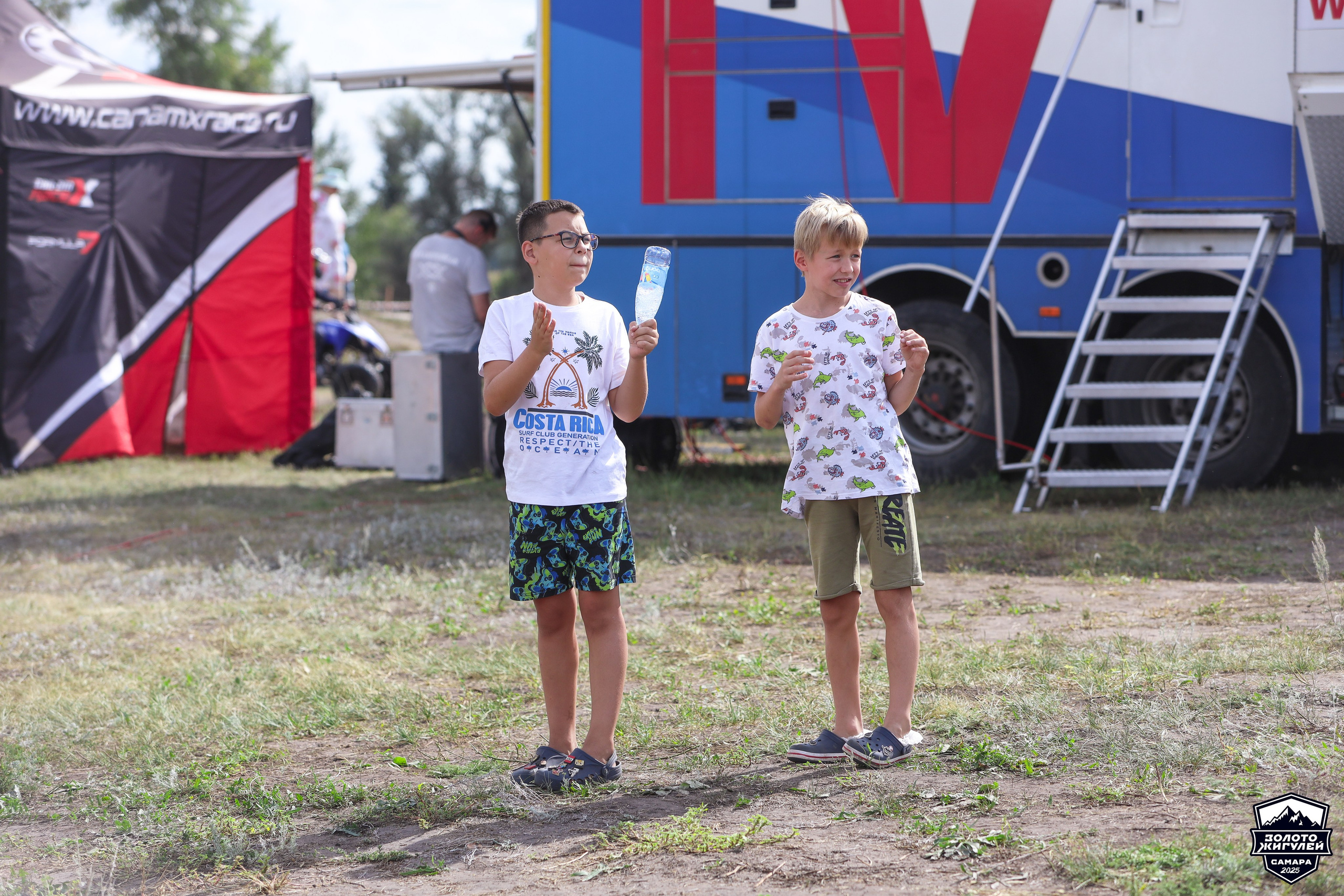 Заезды «МИНИ ДЕТИ» и «МАКСИ ДЕТИ». Кубок России по гонкам с водными препятствиями на квадроциклах «Золото Жигулей 2025». Спортивный фотограф в Самаре