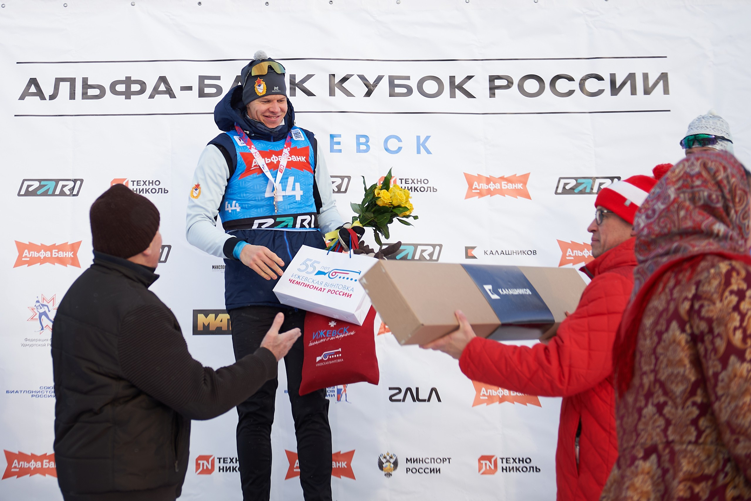 Биатлон. Чемпионат России — 2024/2025, 3-й этап, Ижевск. Спринт. Мужчины. Спортивный репортажный фотограф в Ижевске Сергей Мерзляков