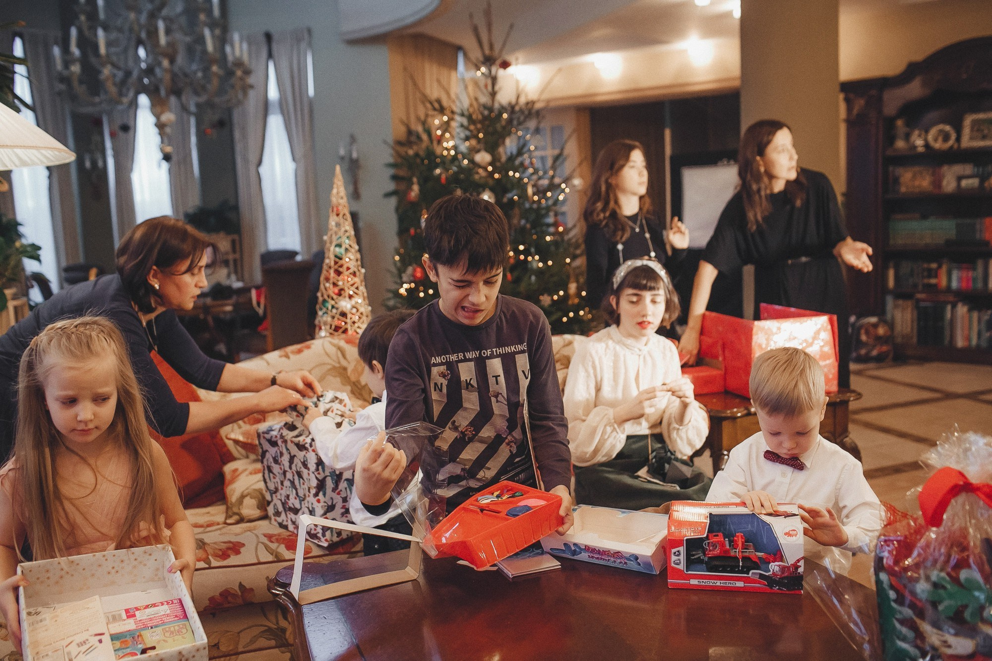 Рождественская домашняя фотосессия. Семейный, портретный и свадебный фотограф в Санкт-Петербурге и Москве