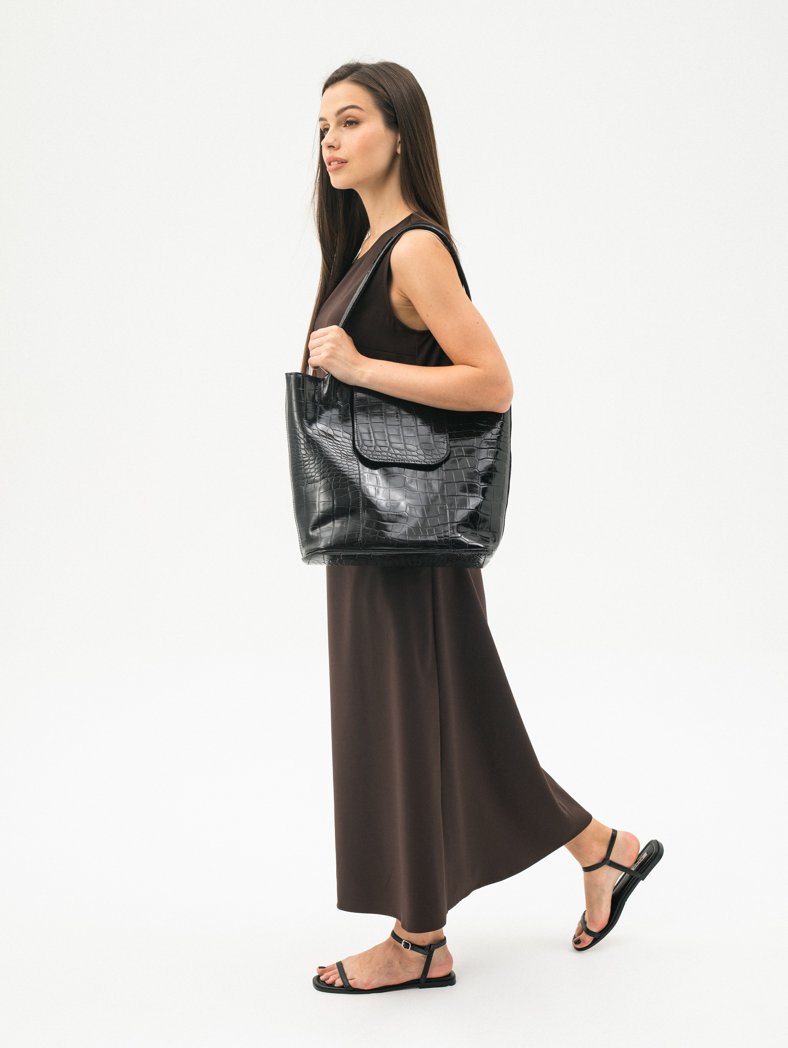 Модель 5Ш. Бренд Alligatore Biaco — это изящные изделия из натуральной кожи