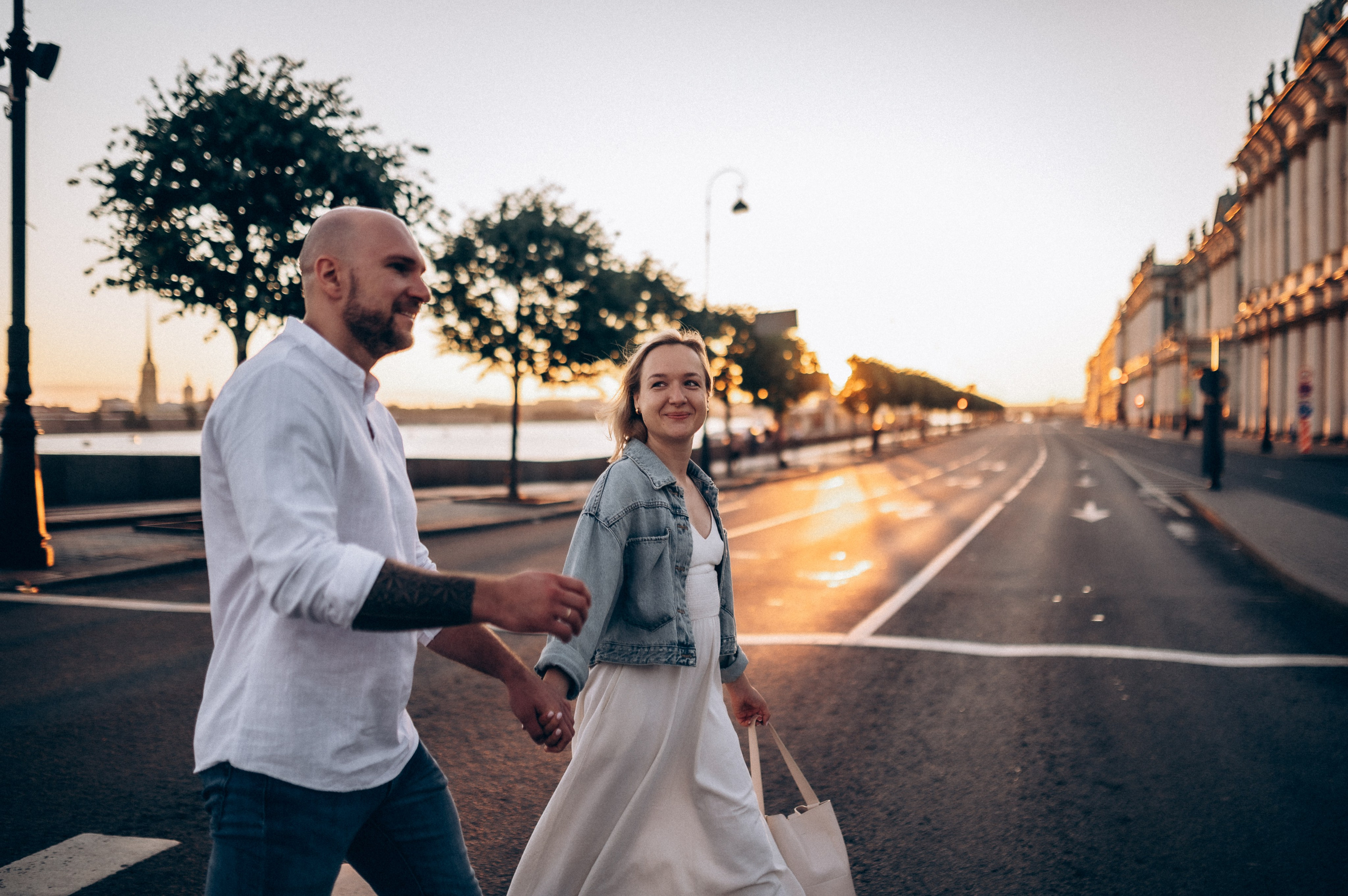 Лав стори Питер на рассвете. Фотограф ПИТЕР СПБ Надежда Баранова