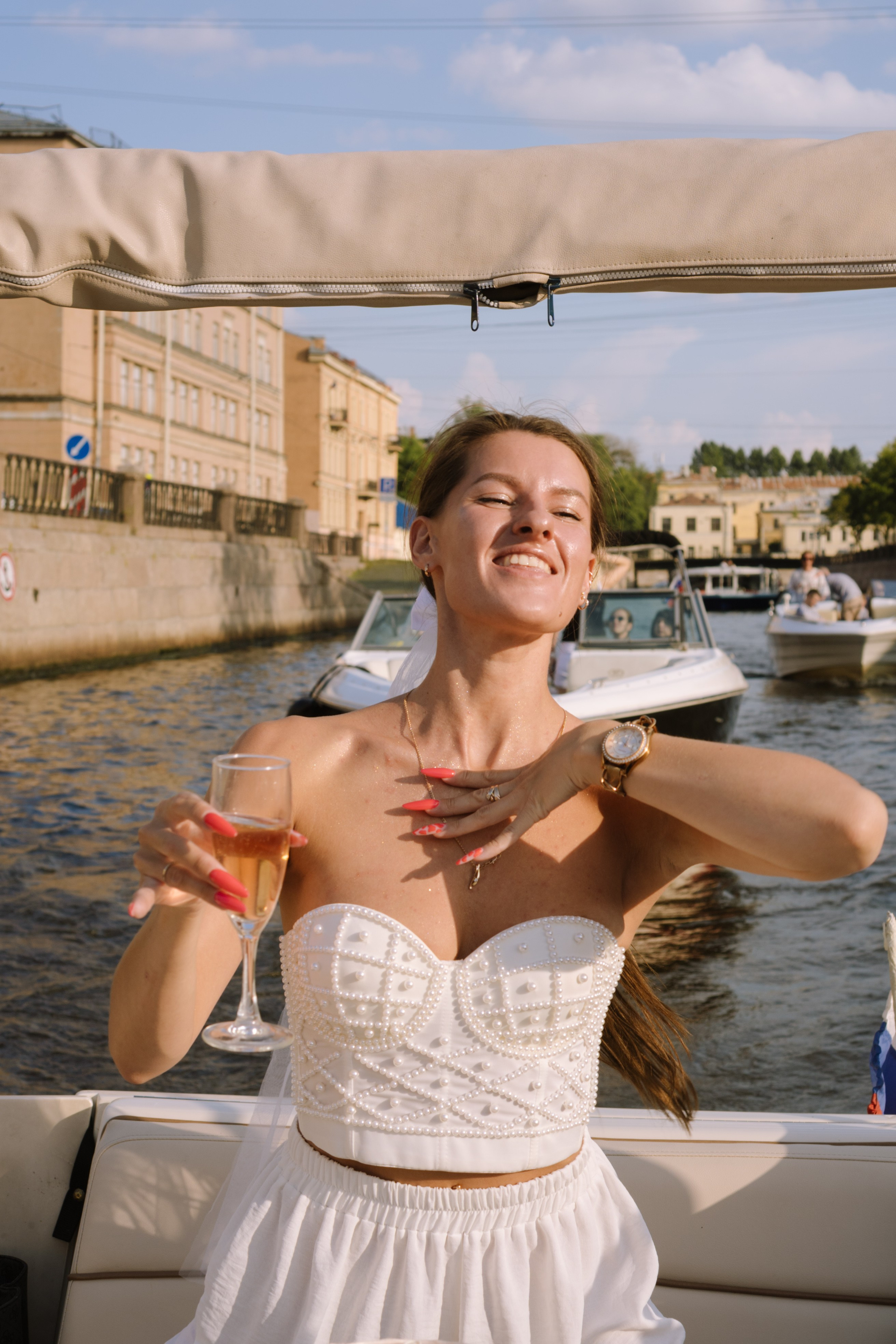 ДЕВИЧНИК НА КАТЕРЕ. Профессиональный фотограф, Санкт-Петербург — Виктория Богомолова