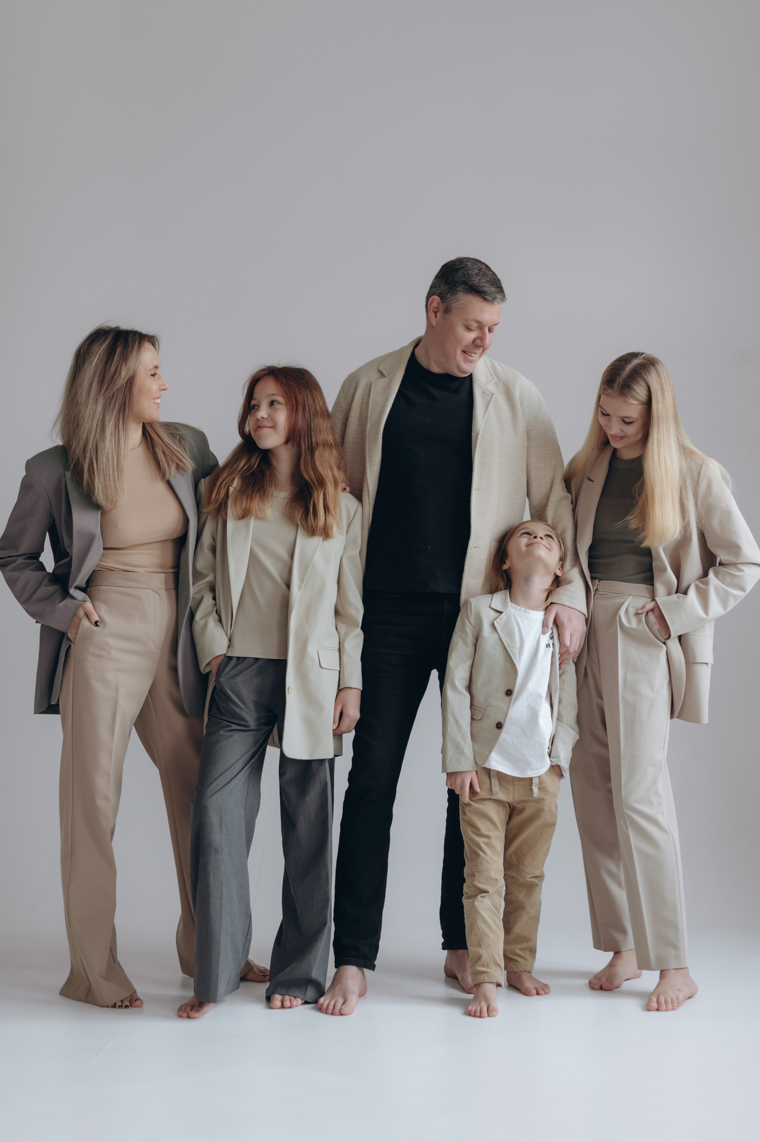 Регина с семьей. Семьи