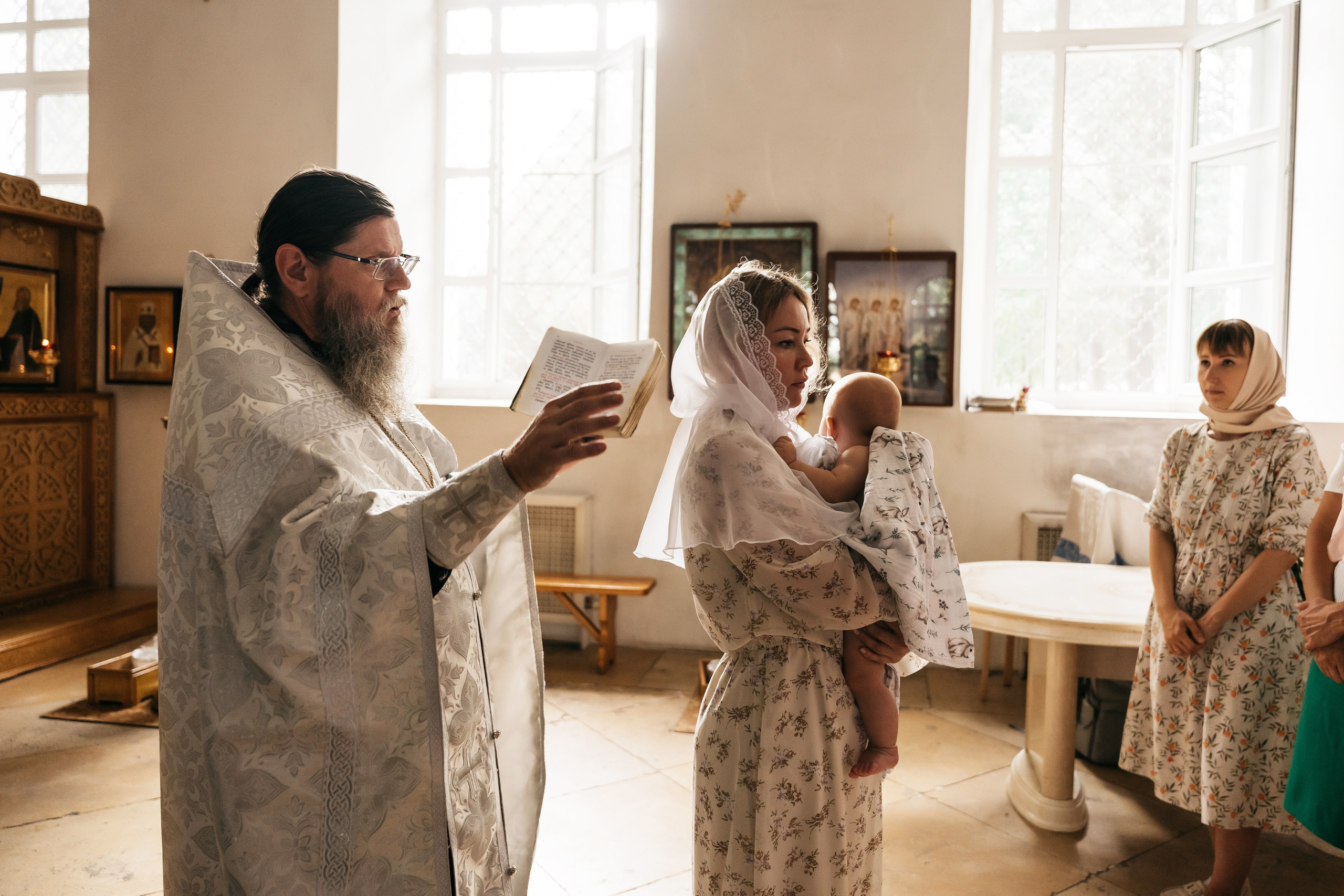 Крещение Анфисы. Алёна Хомич. Свадебный и семейный фотограф Коломна, Москва