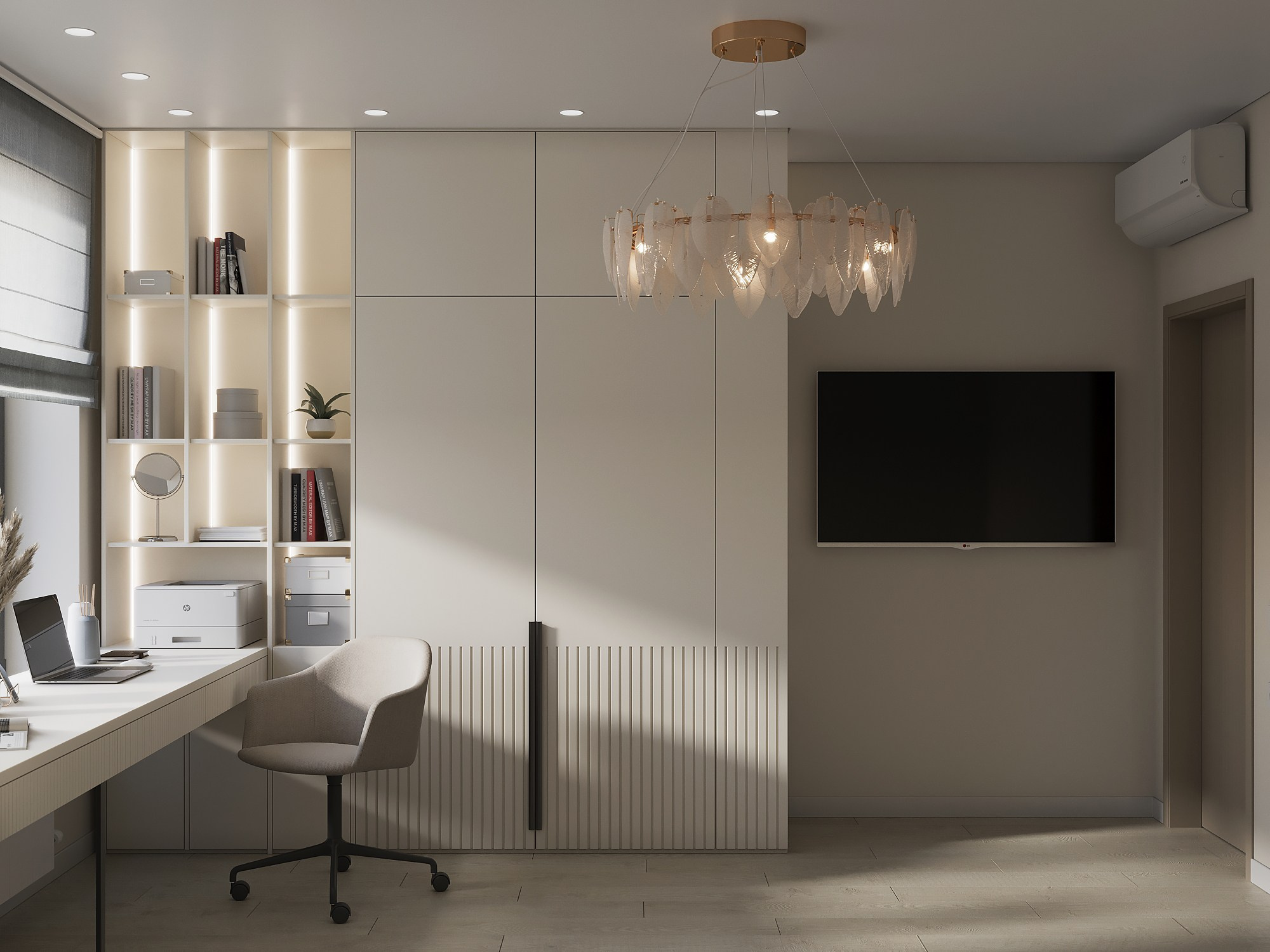 Спальня старшей дочери. 3D-дизайнер Кристина Пуляевская