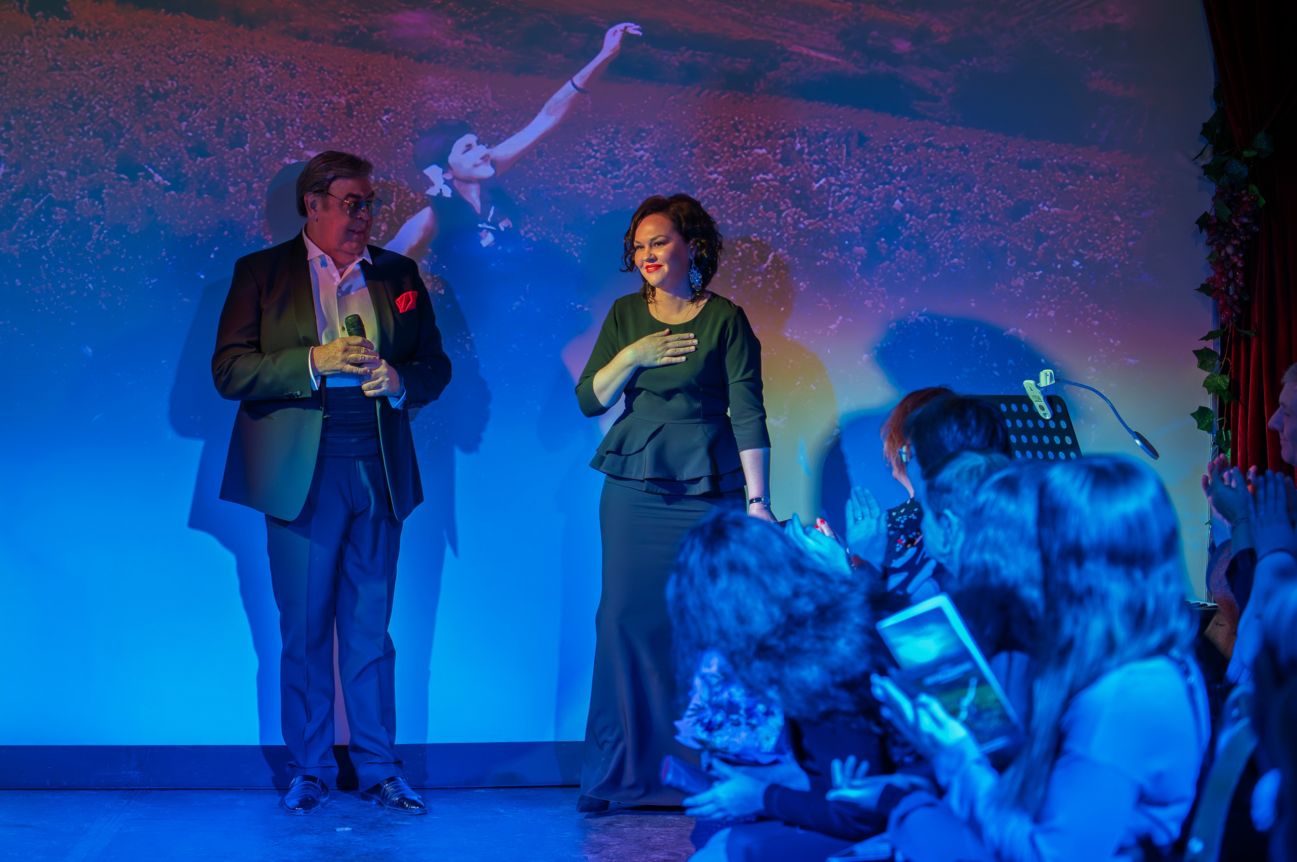 Вечер памяти Лилии Амарфий в камерном пространстве Московского театра оперетты. 2025. Фотограф Анна Мельникова | Москва