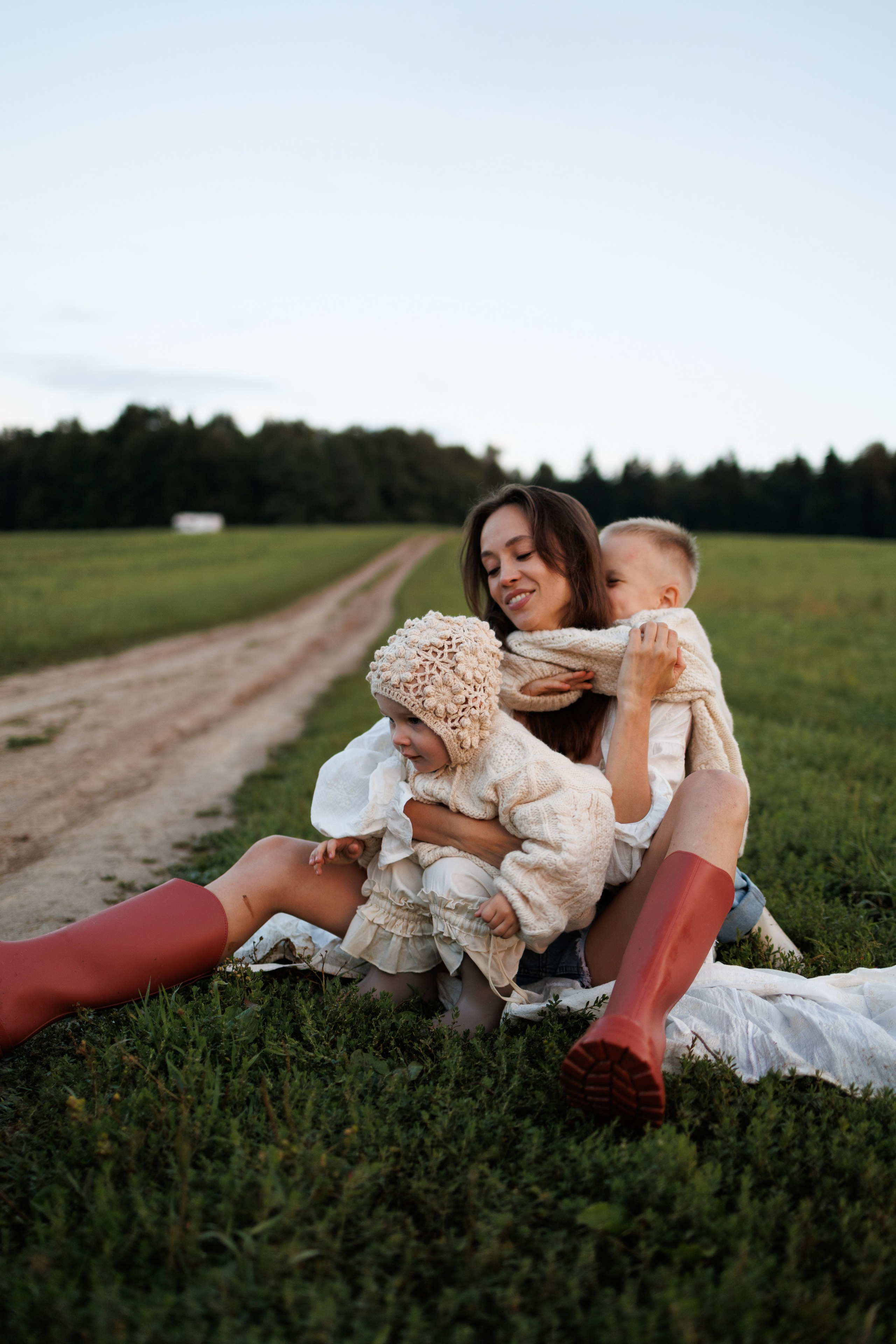 Мария Платон и  маленькая Мира. Семейный и детский фотограф в Королёве Шарутина Лидия