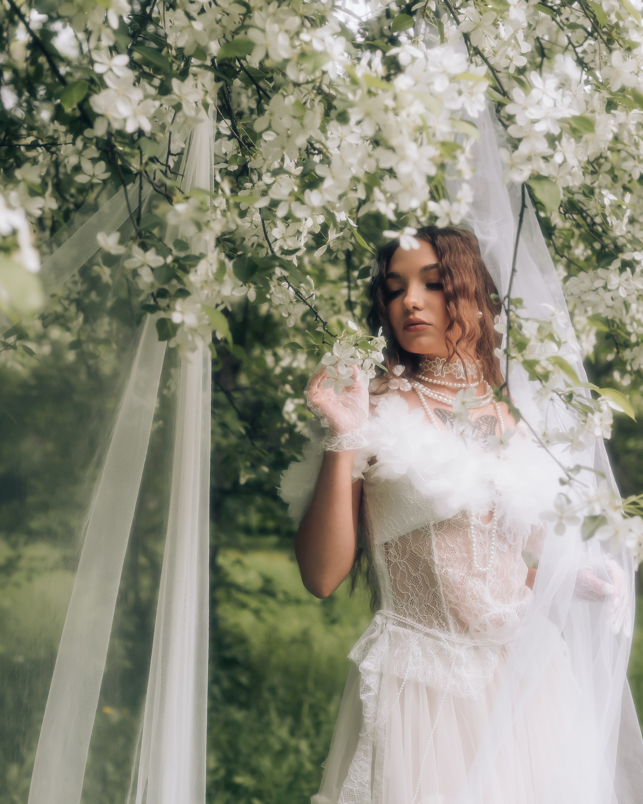 Фотосессия в цветении в Кузбасском парке г. Кемерово